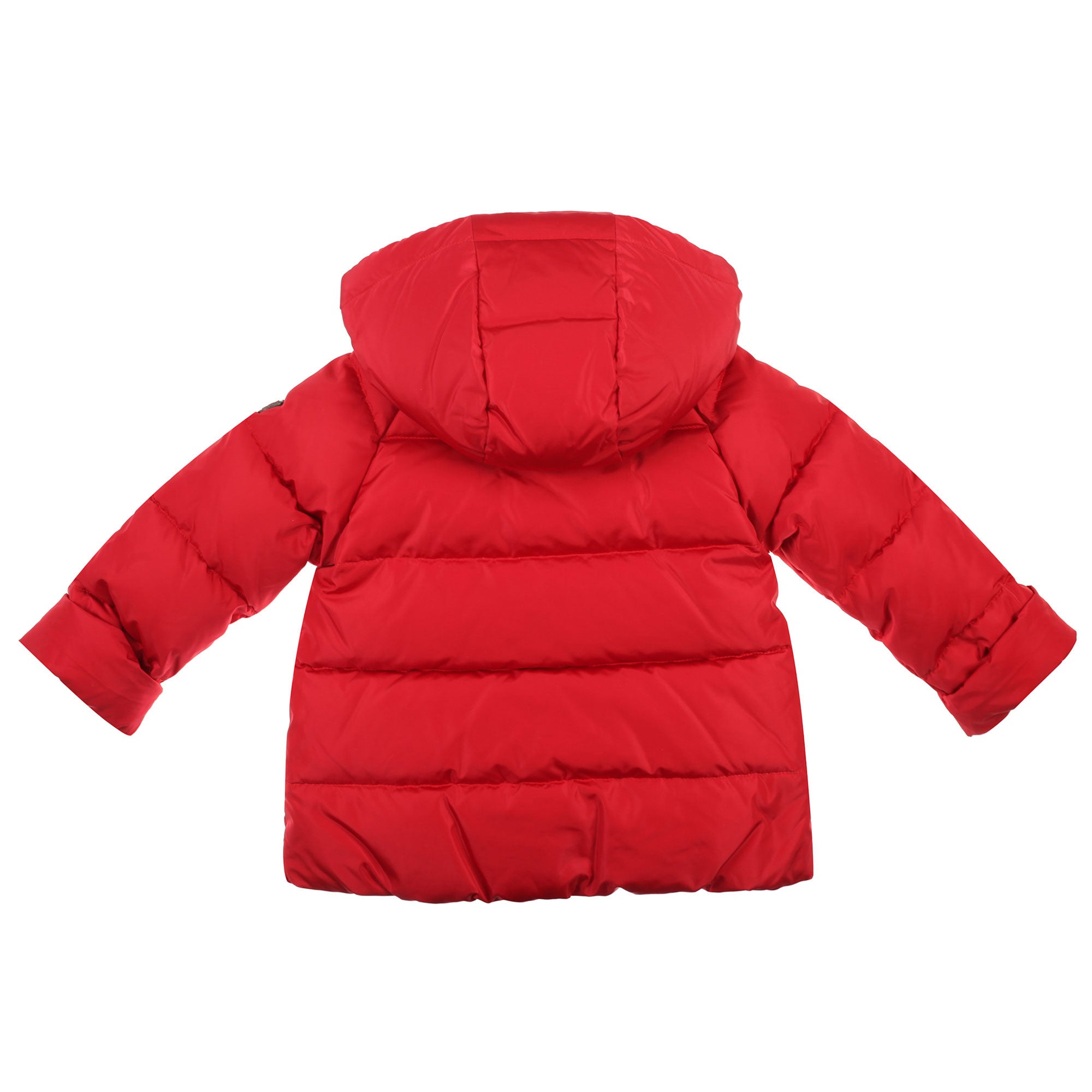 Baby Girls Poppy Red Patch Trims Pocket Hooded Jacket - CÉMAROSE | Children's Fashion Store - 2