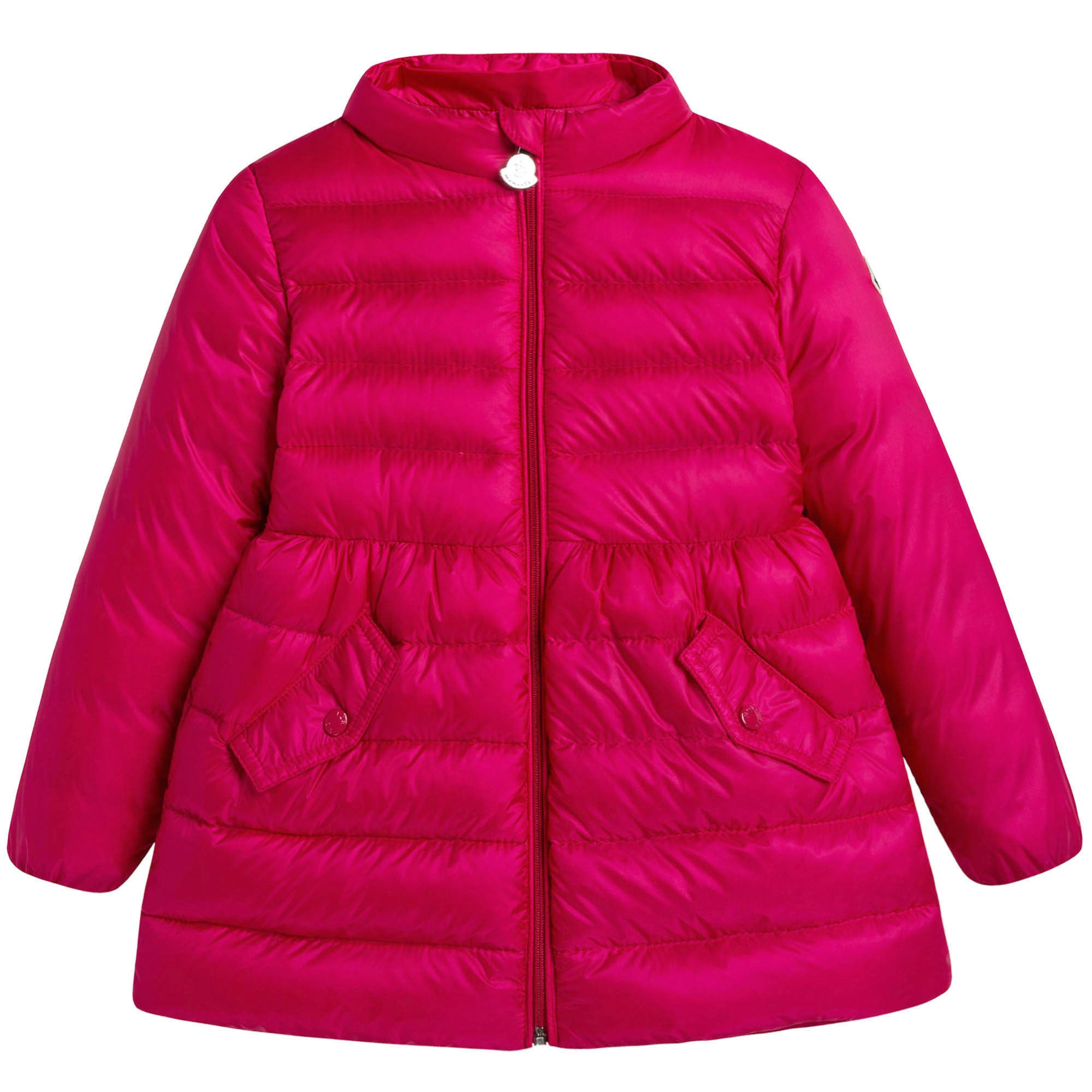 Baby Girls Dark Pink 'Esme' Down Padded Coat
