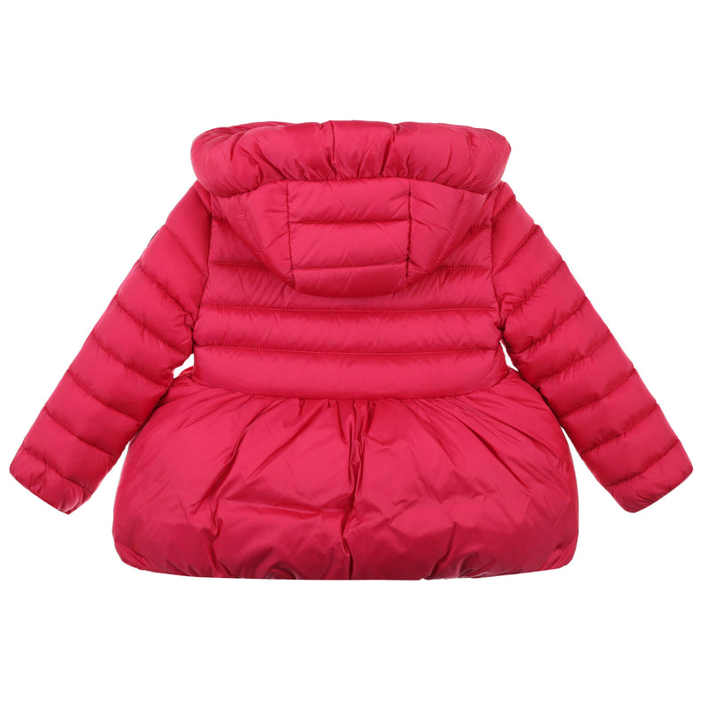 Baby Girls Orchid Pink Bow Trims Hooded Padded Down Jacket - CÉMAROSE | Children's Fashion Store - 2