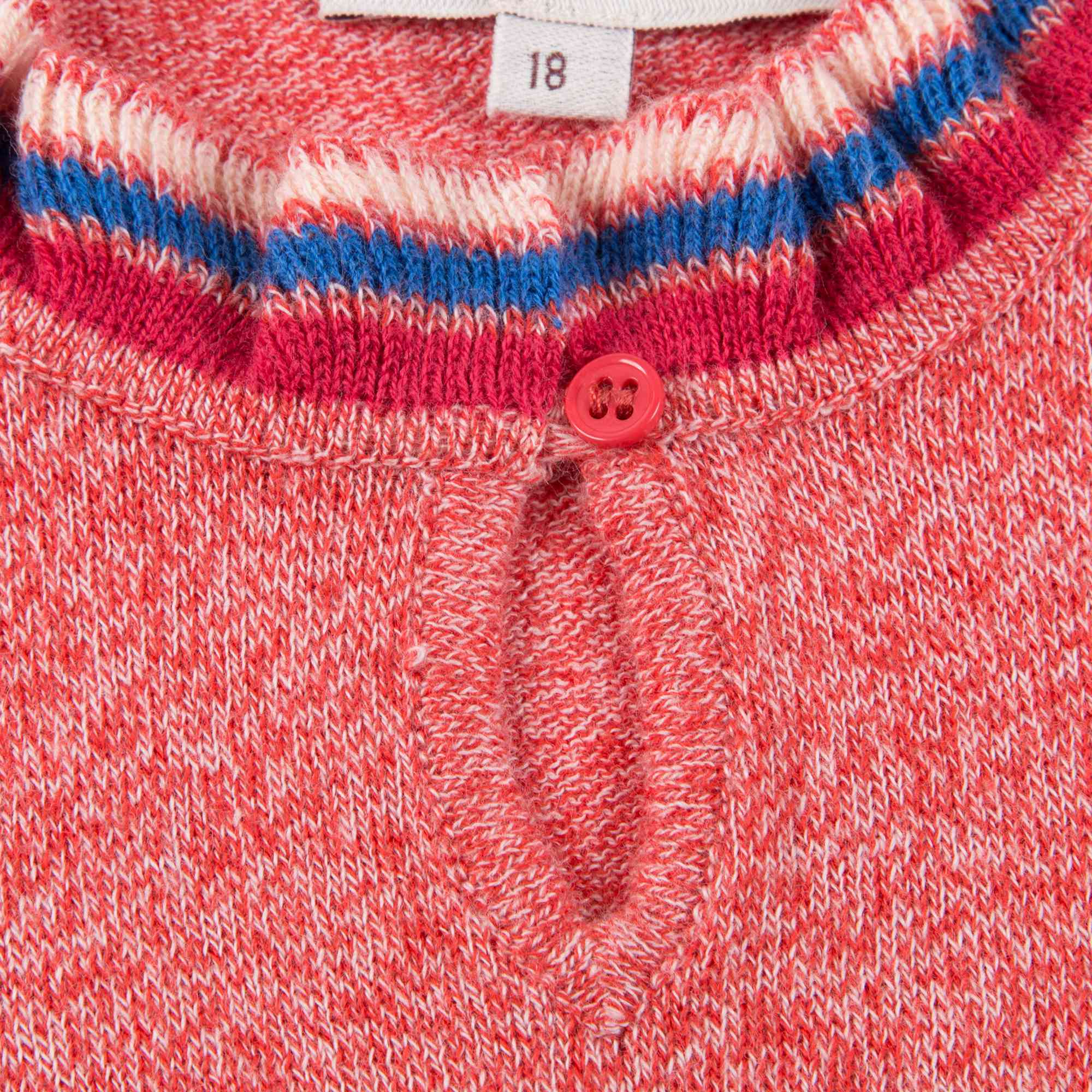 Girls Strawberry Cotton Knitwear Dress