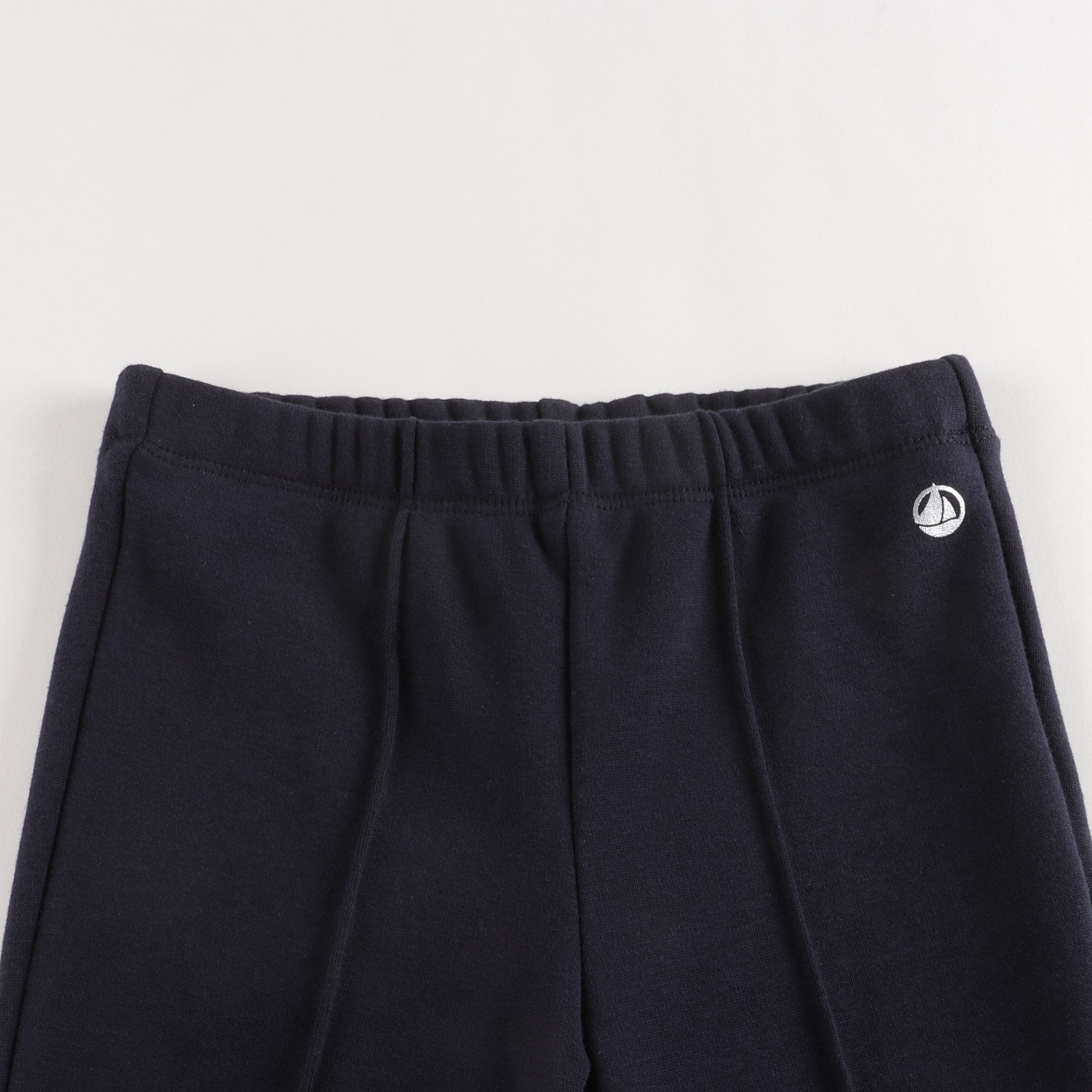 Girls Dark Navy Logo Trousers