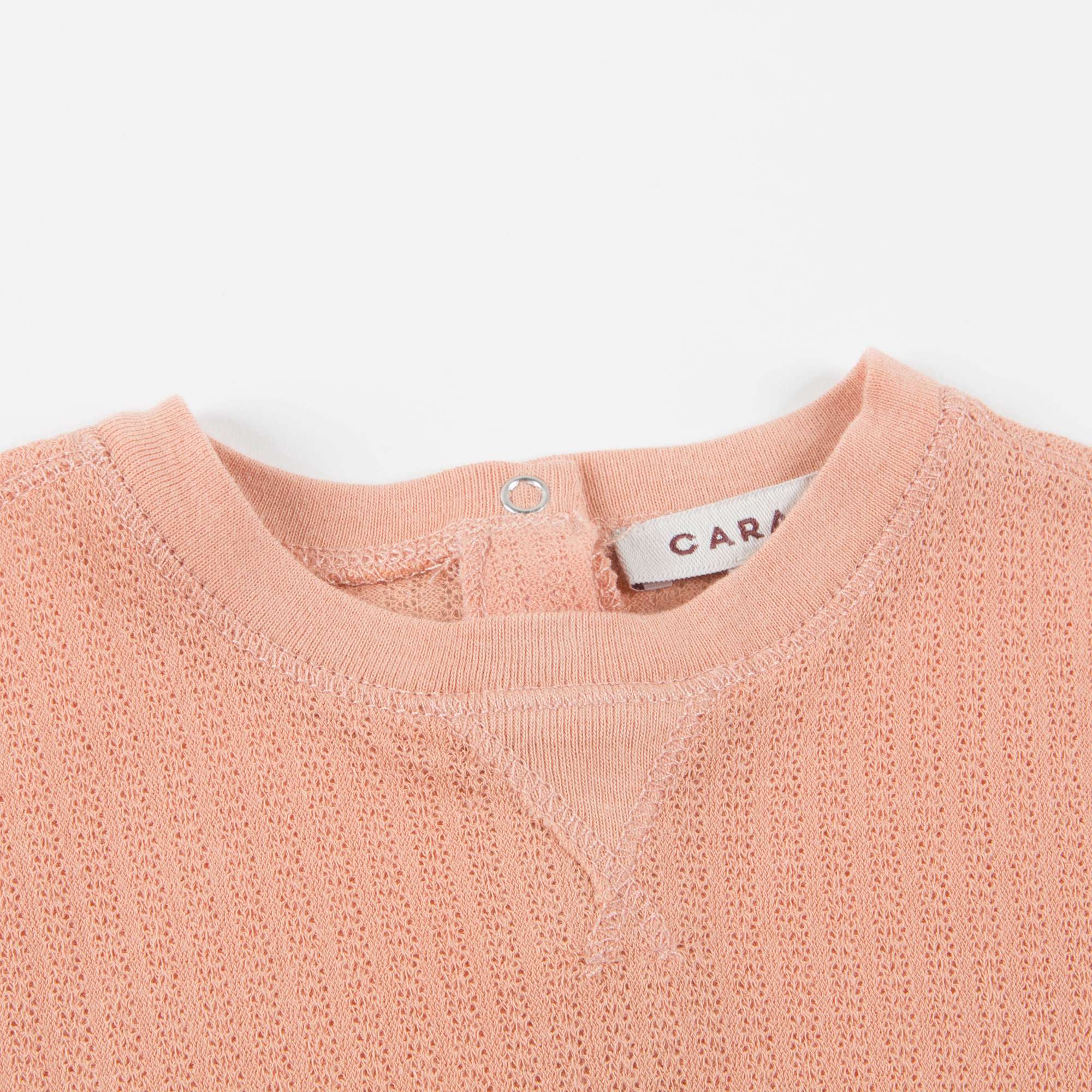 Baby Coral Pink Cotton Jersey T-Shirt