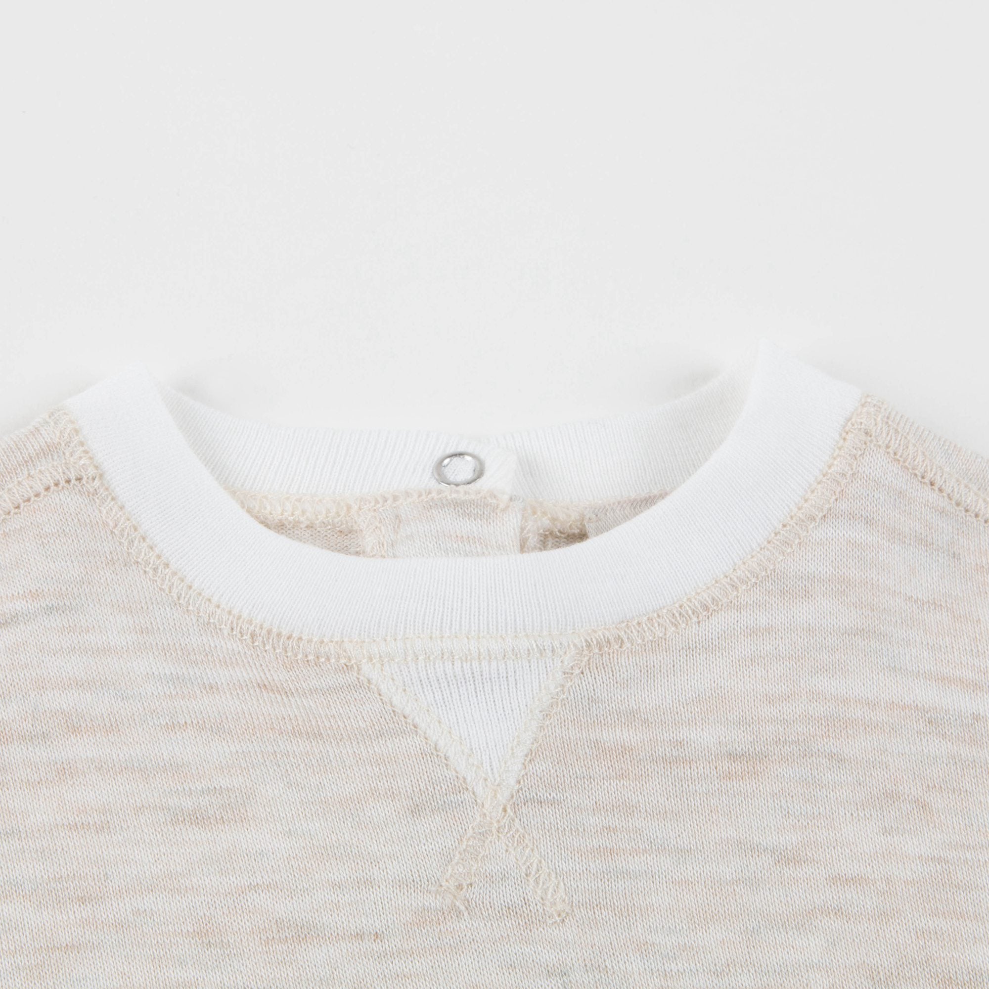 Baby Oatmeal Cotton Jersey T-Shirt