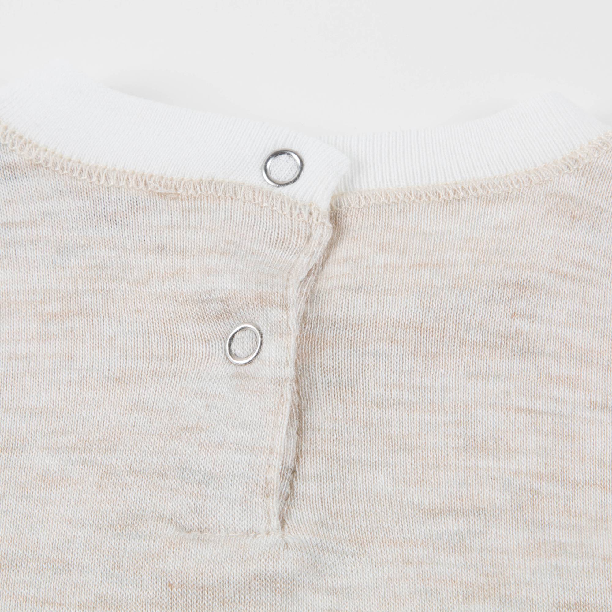 Baby Oatmeal Cotton Jersey T-Shirt