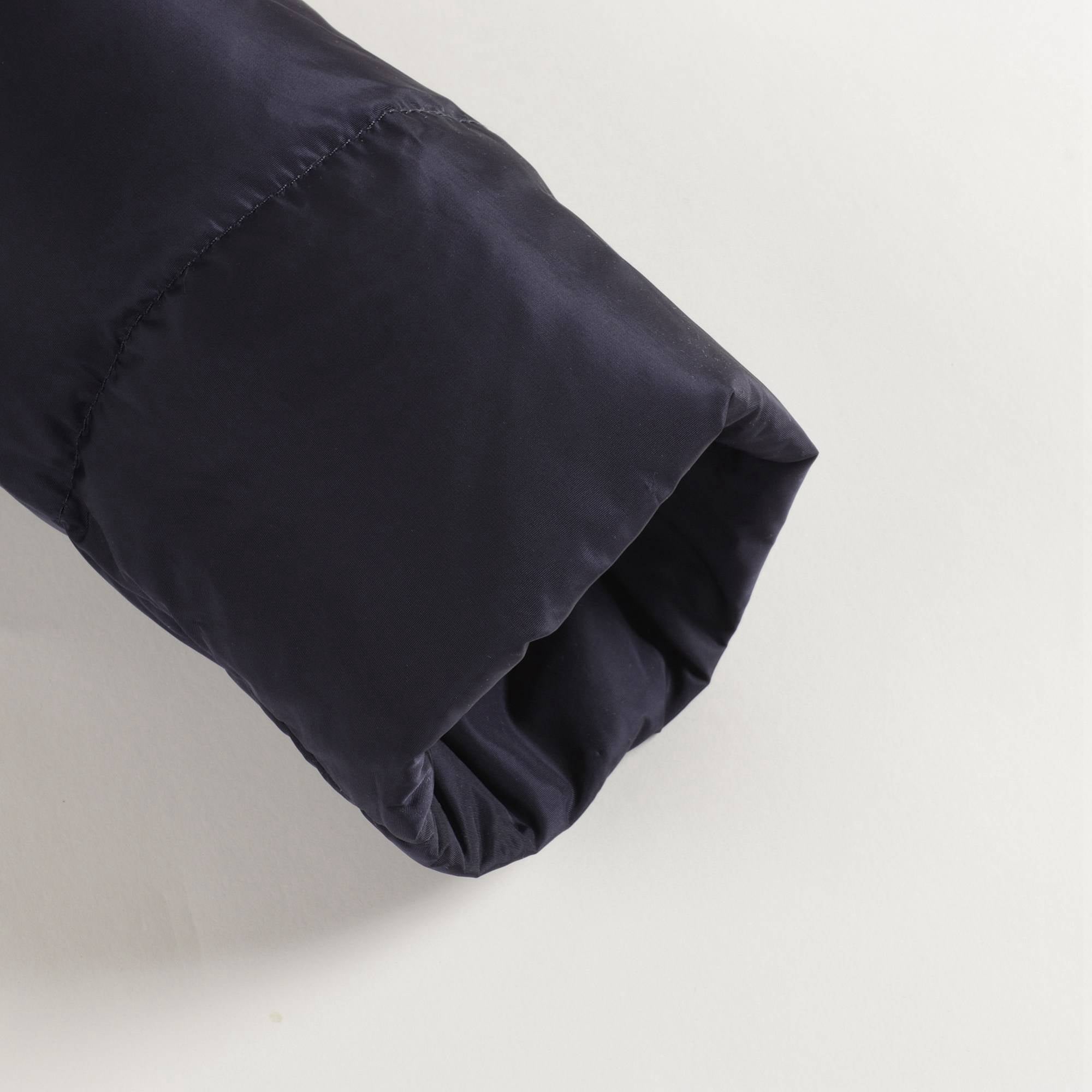 Girls Dark Blue Padded Down Coat