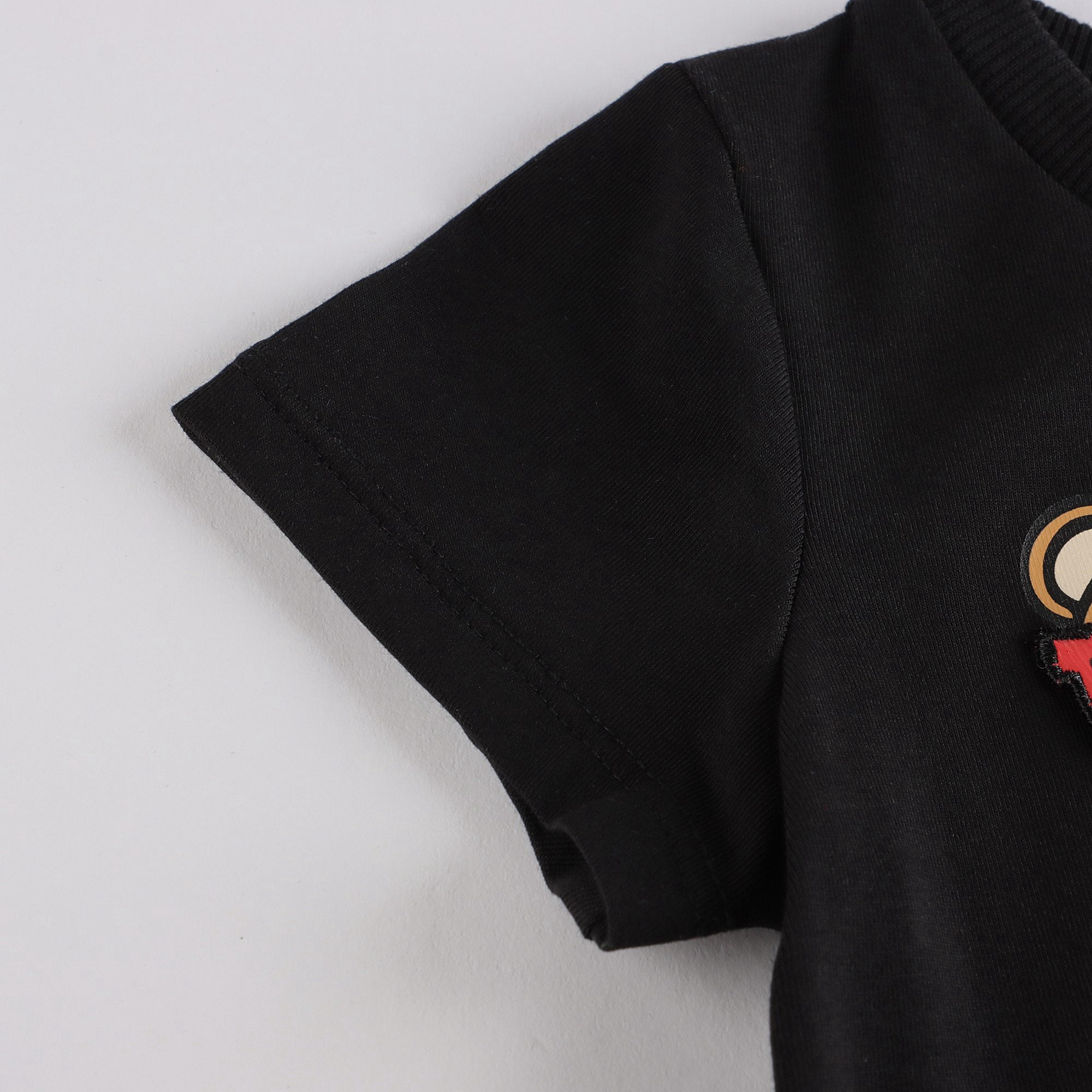 Baby Girls Black Bear Cotton Dress