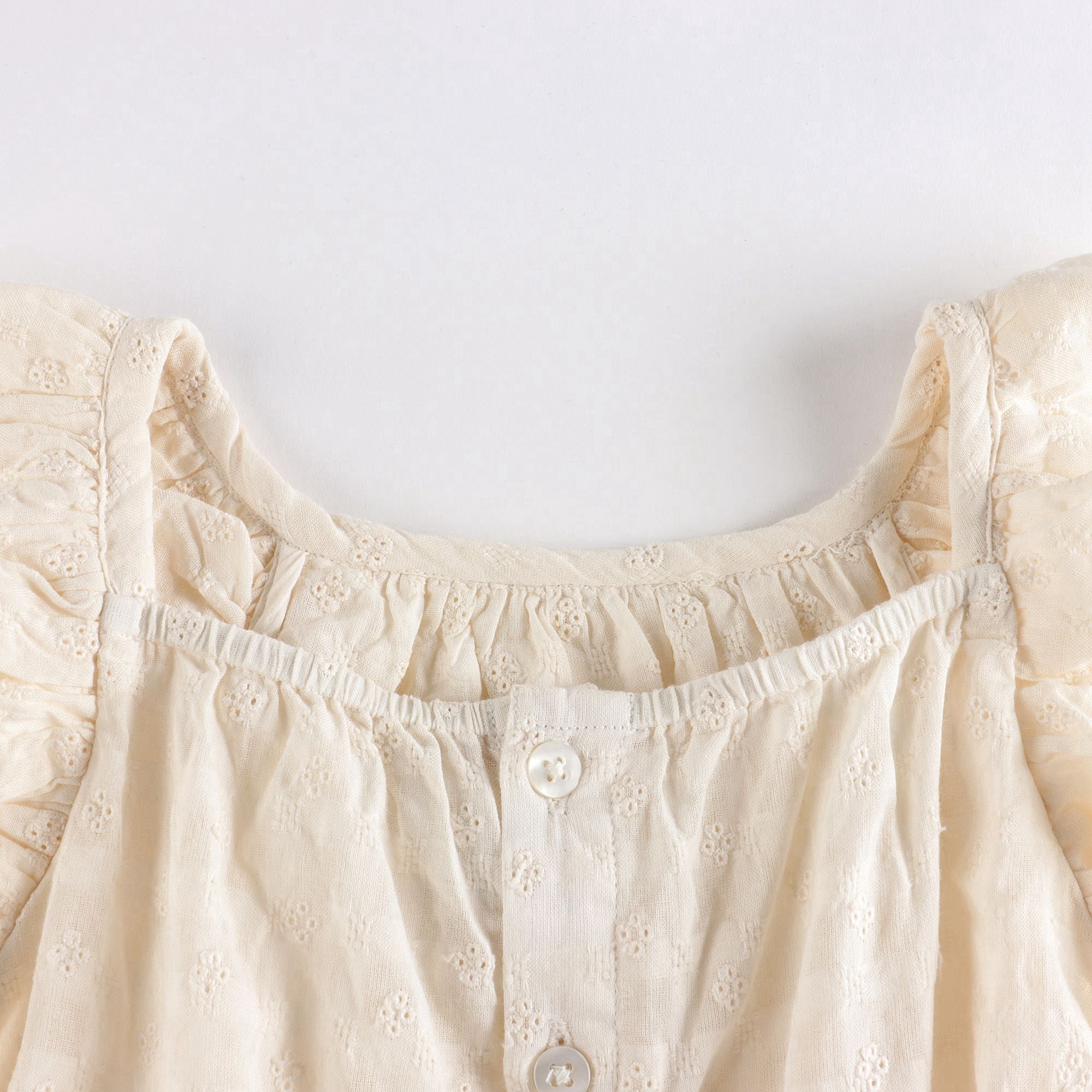 Baby Girls White Cotton Dress