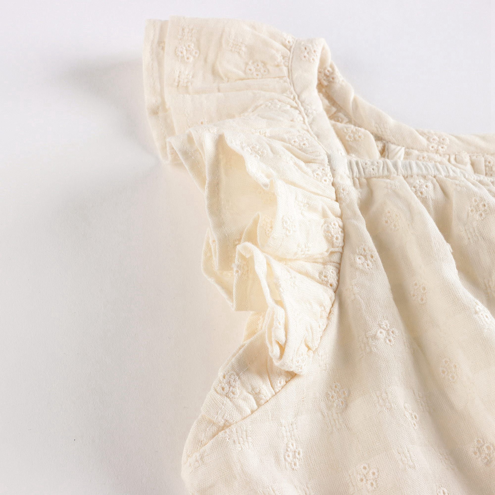 Baby Girls White Cotton Dress