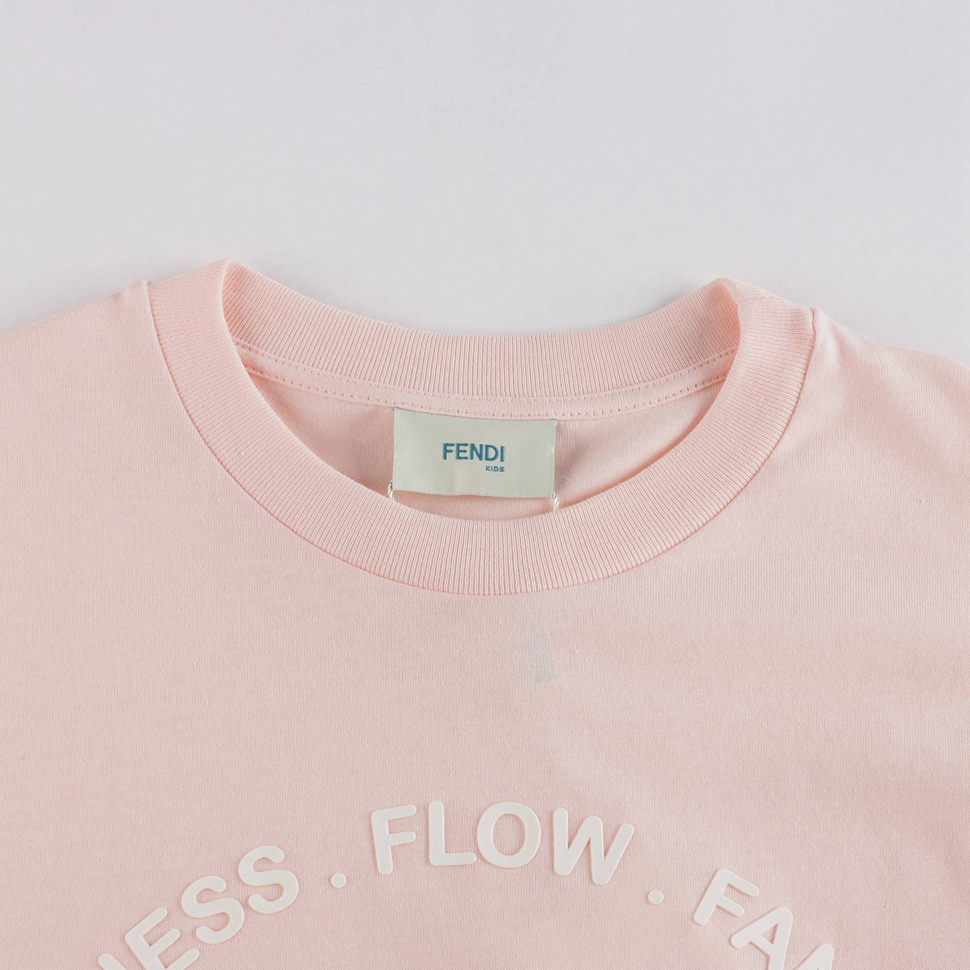 Girls Pink T-shirt Dress
