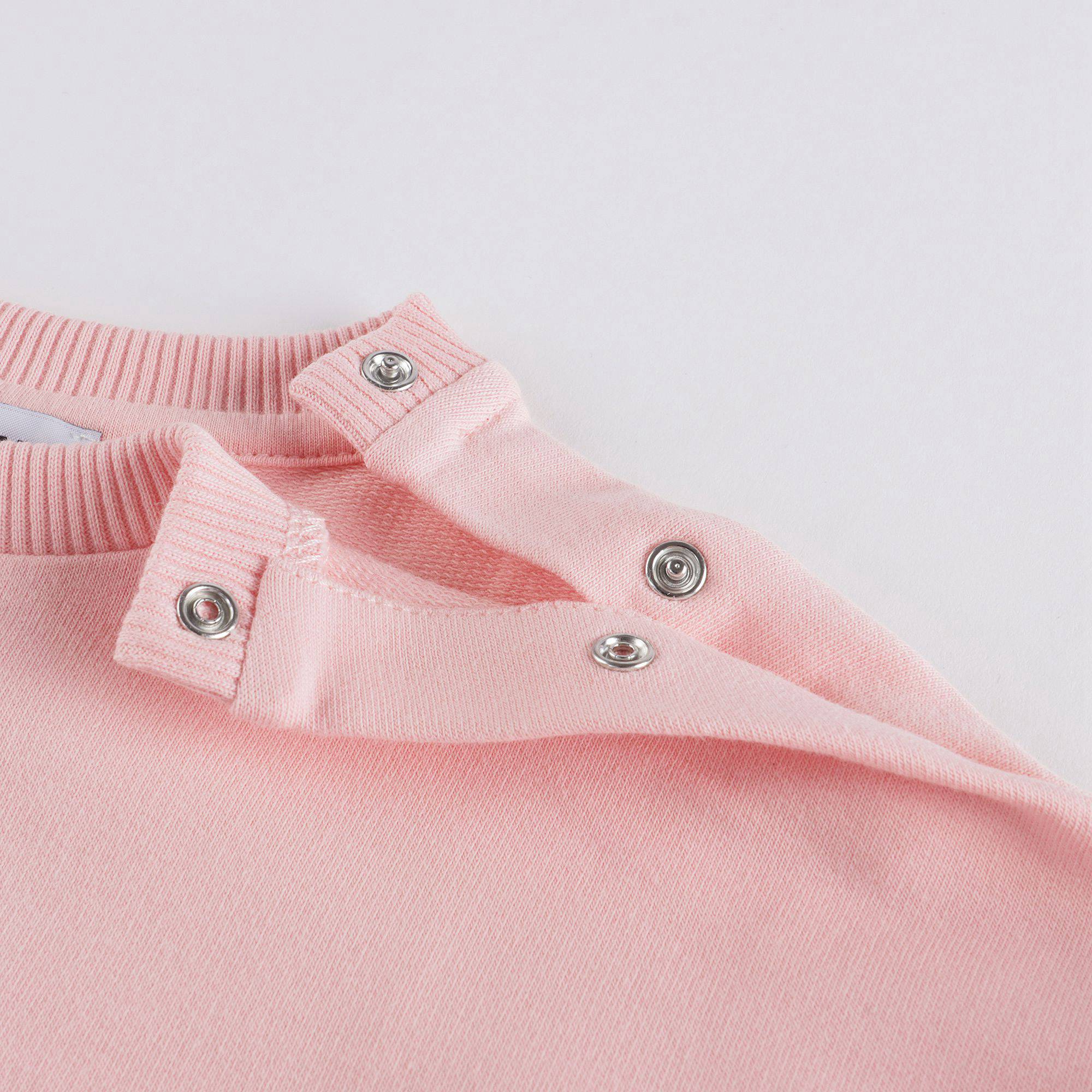 Baby Girls Pink Bear Cotton Sweatshirt