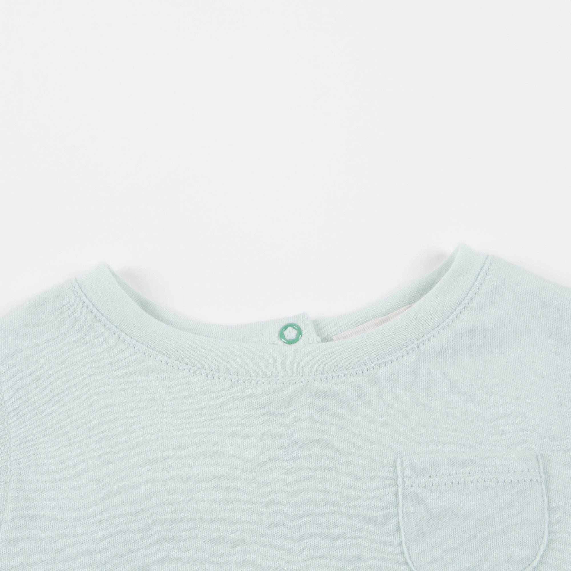 Baby Light Mint Cotton Jersey T-shirt