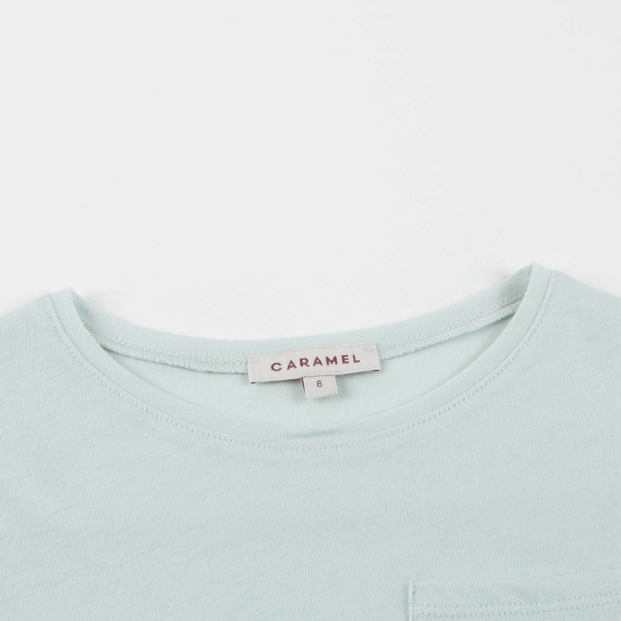 Girls & Boys Light Mint Cotton Jersey T-shirt