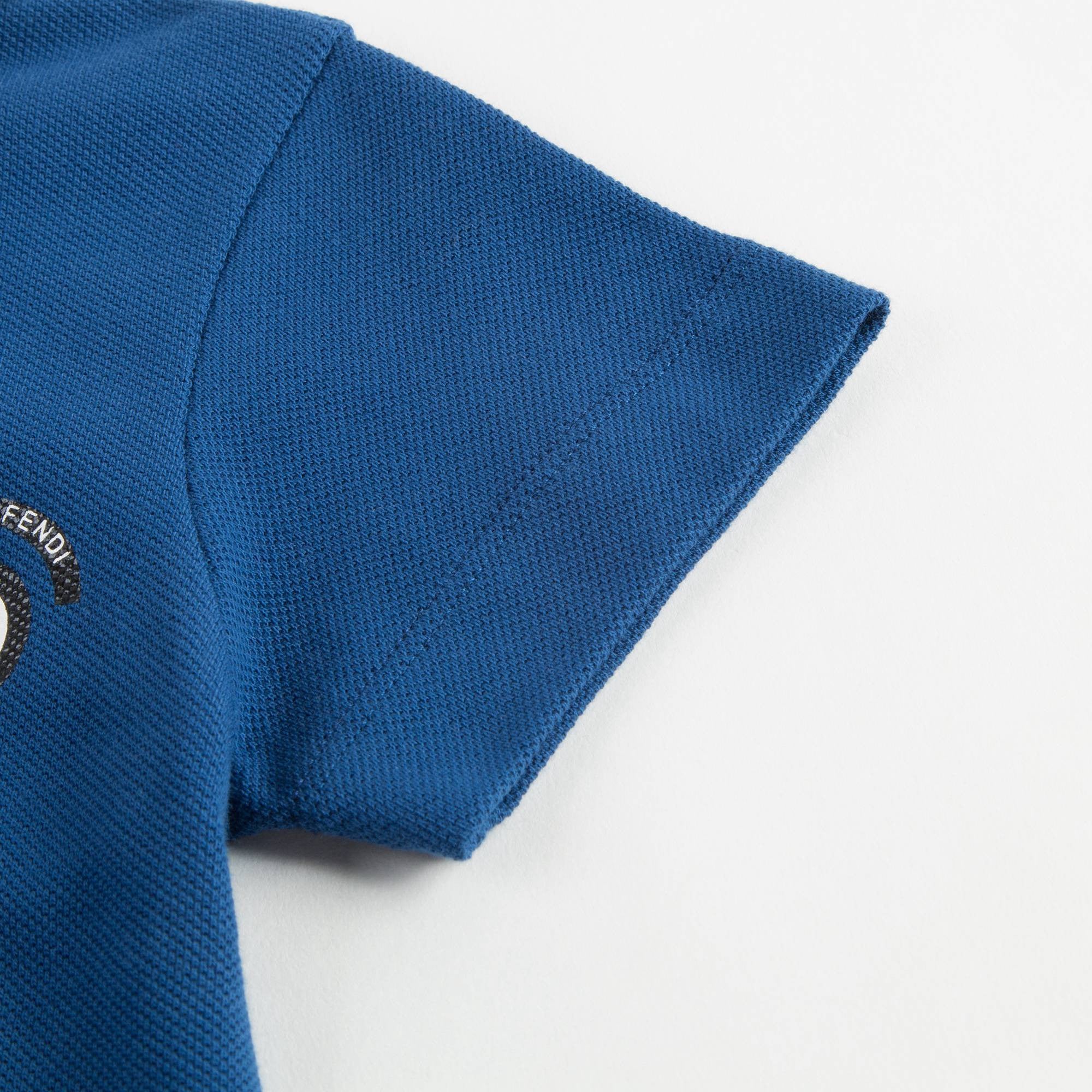 Boys Blue Piqu茅 Polo Shirt