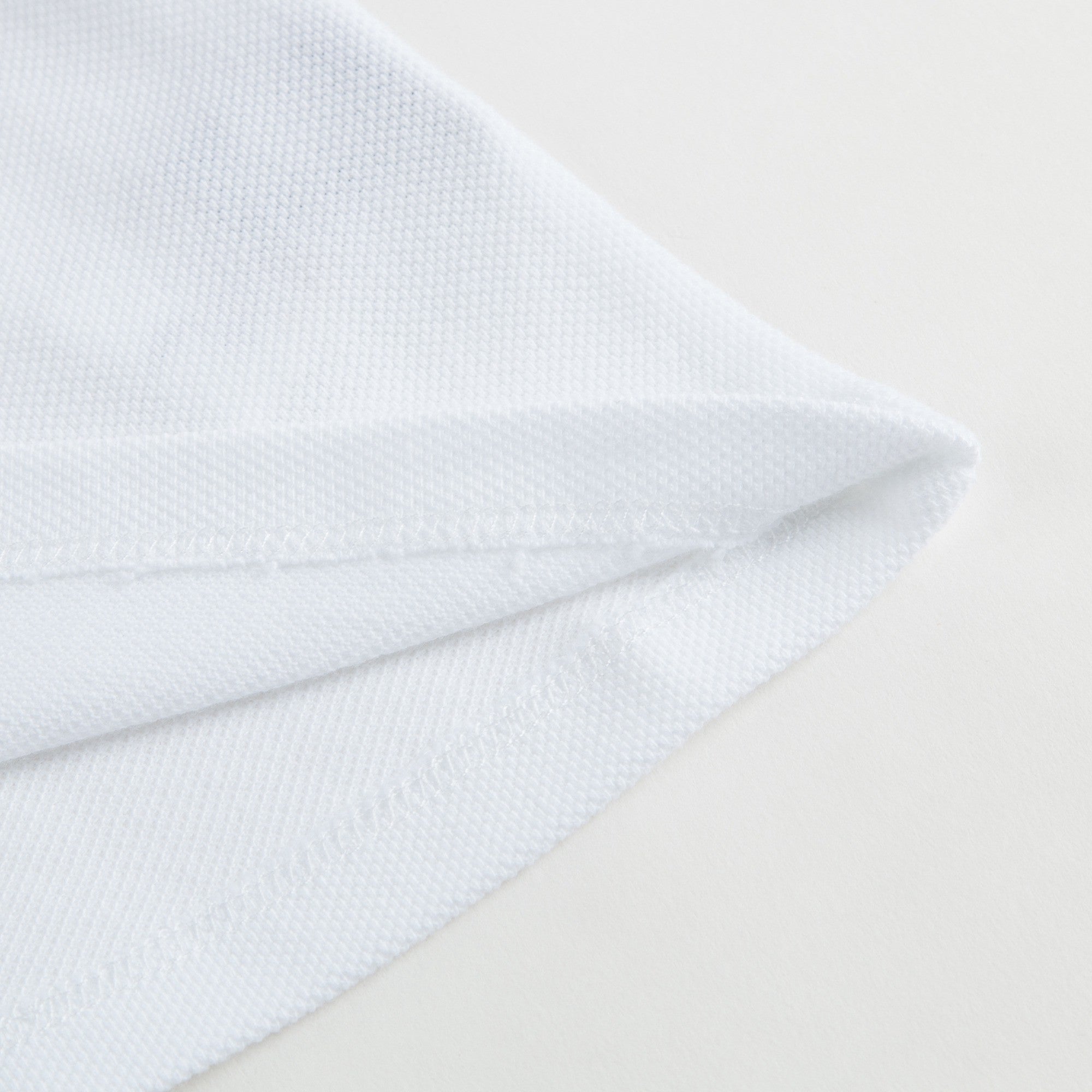 Baby Boys White Piqu茅 Polo Shirt