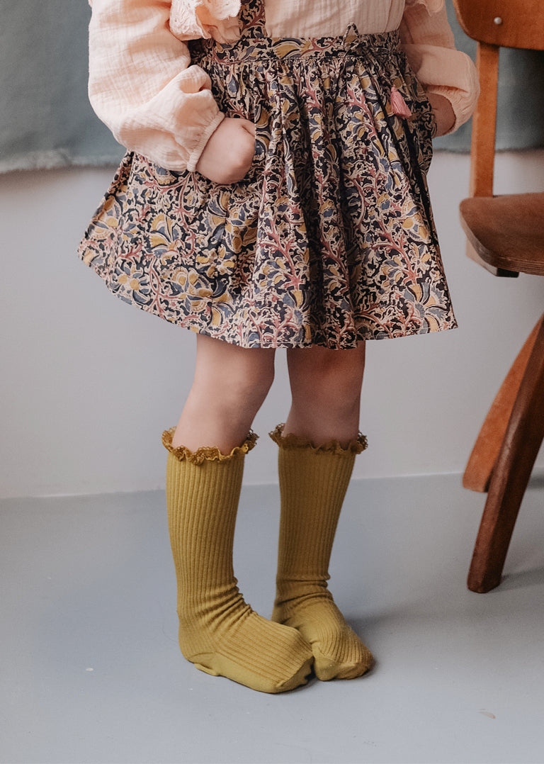 Girls Dark Safran Socks
