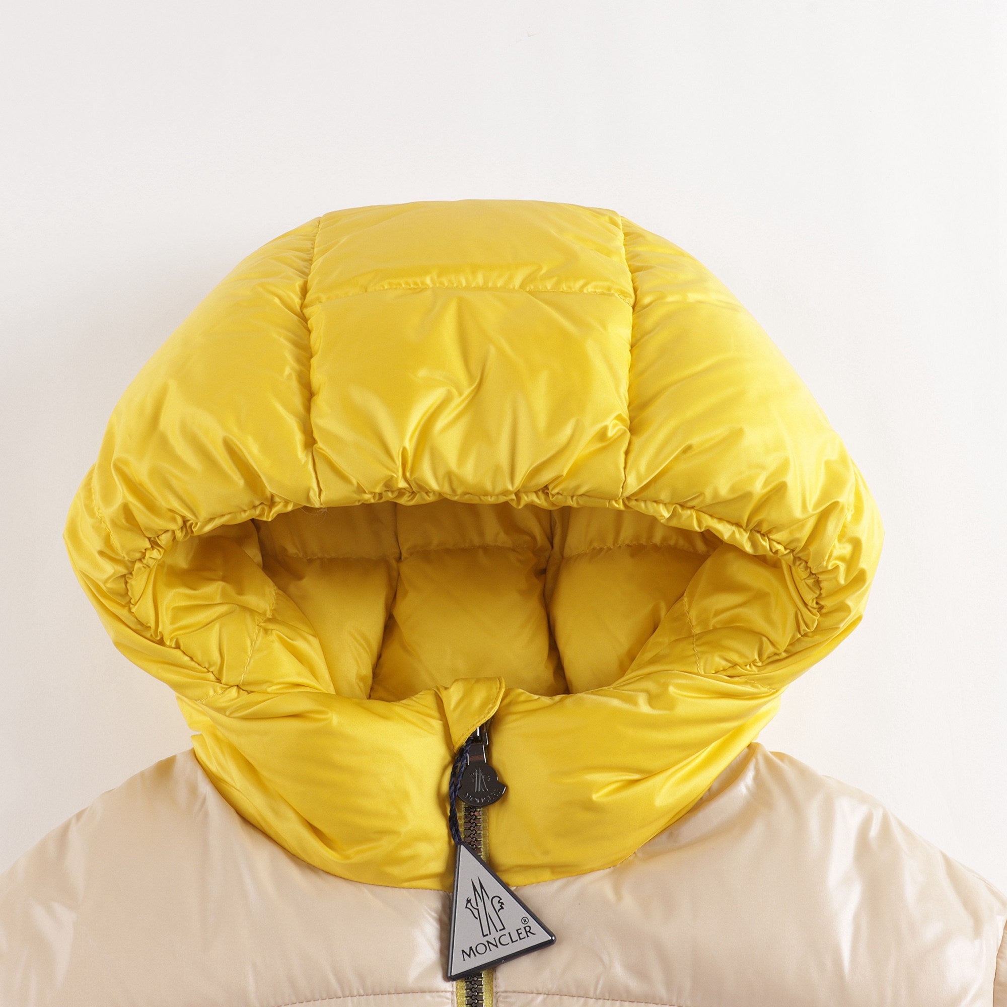 Girls Yellow 'BARDANETTE' Reversible Padded Down Jacket