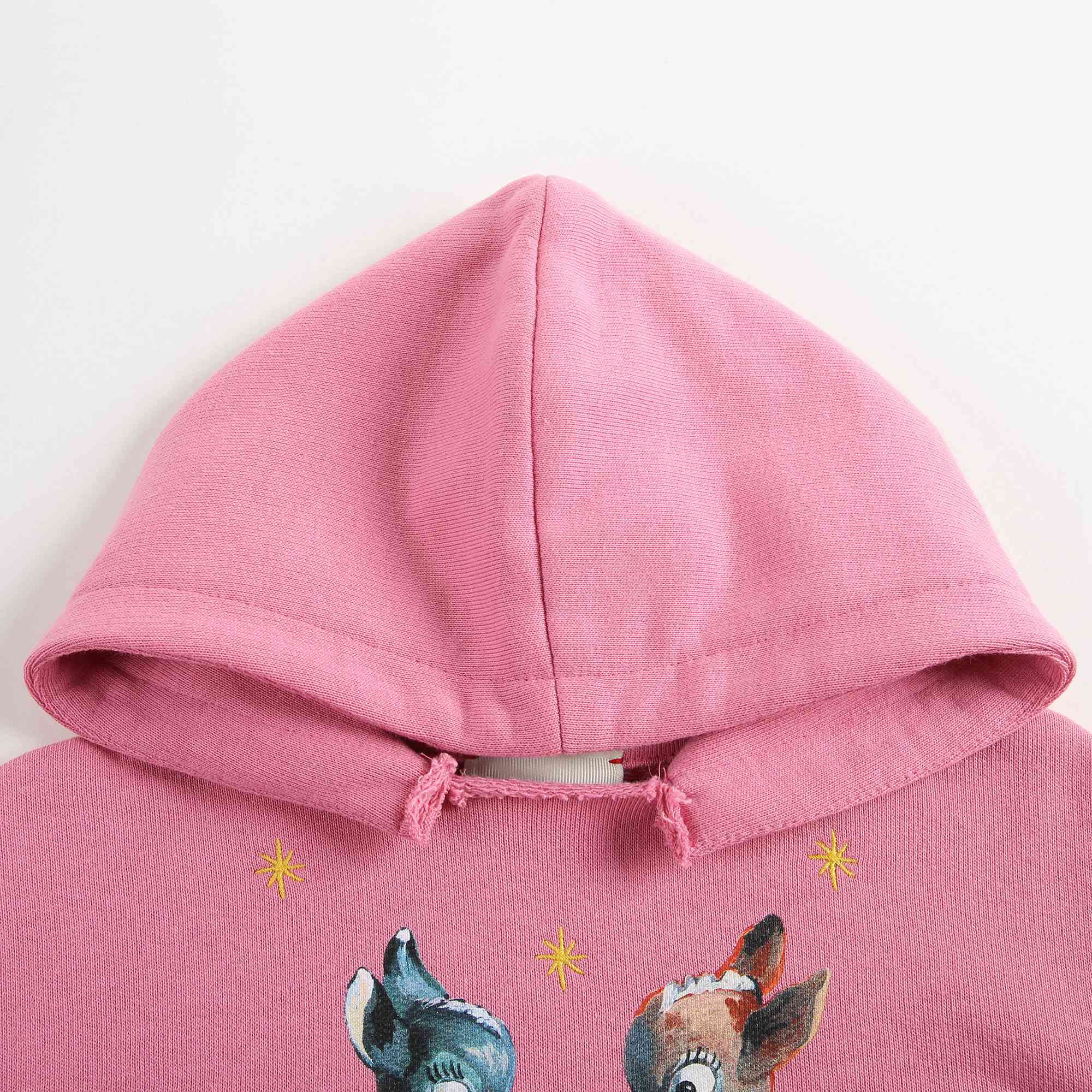 Baby Girls Pink Lady Cotton Sweatshirt