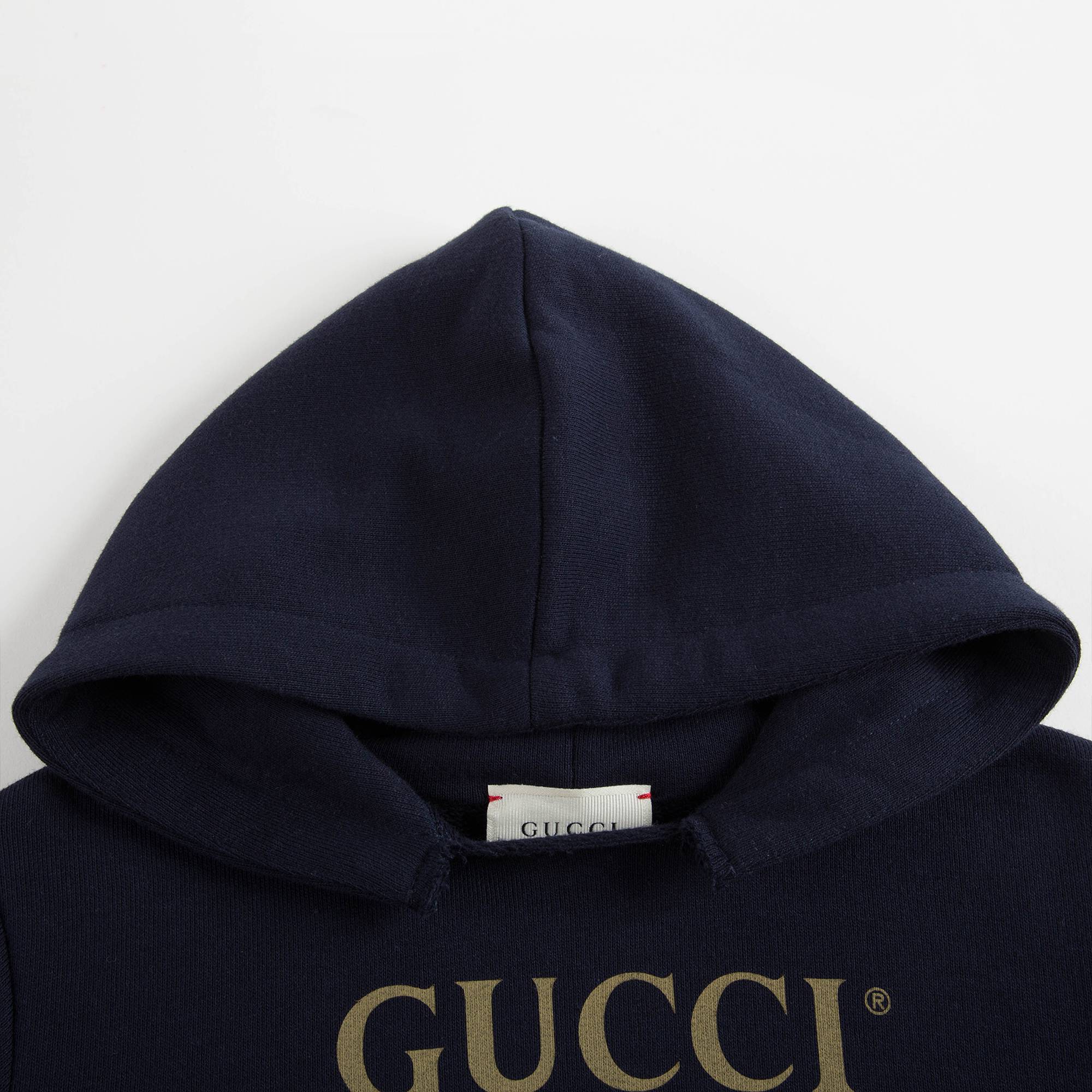Baby Black Logo Cotton Sweatshirt