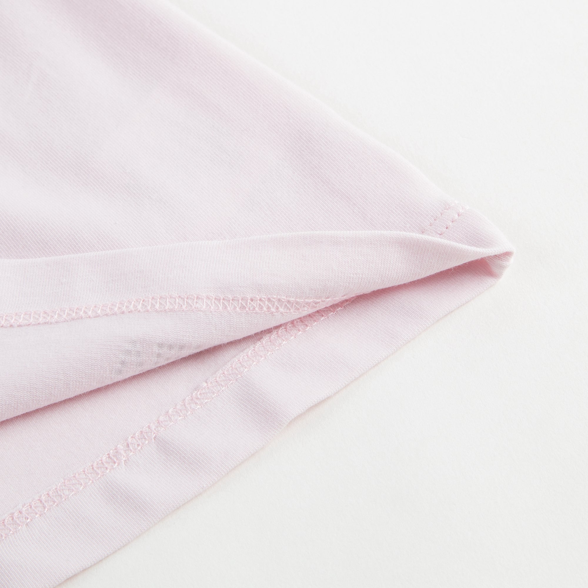 Baby Girls Pink Cotton Blouse With Gold Rhinestone Trims