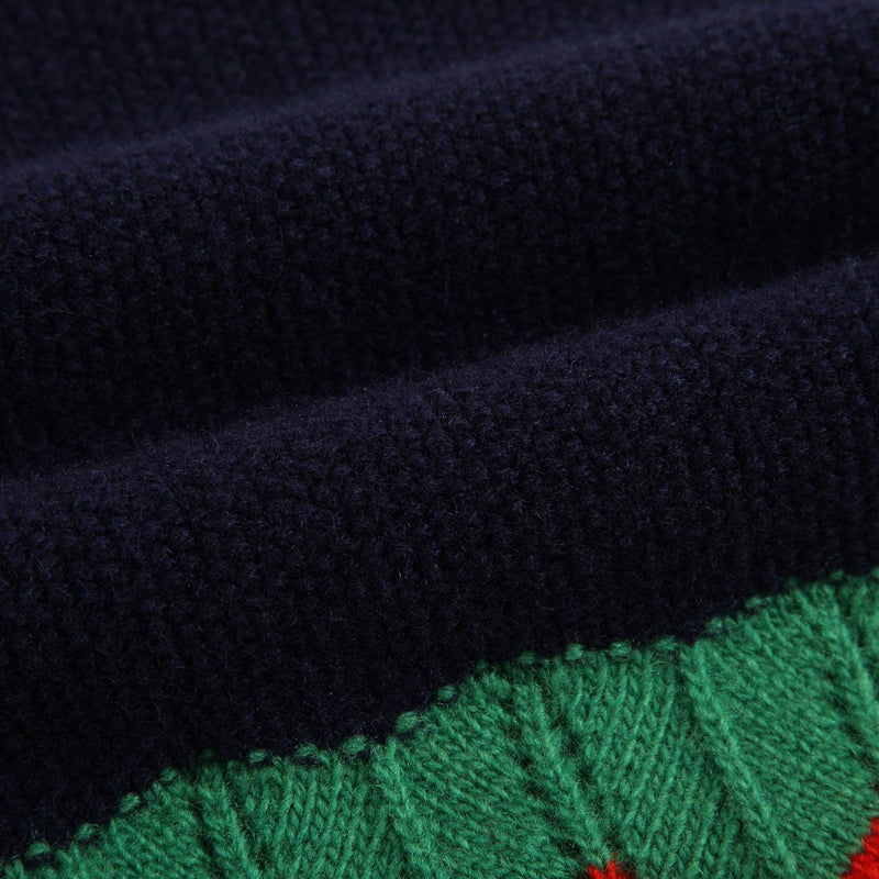 Baby Navy Wool Cardigan