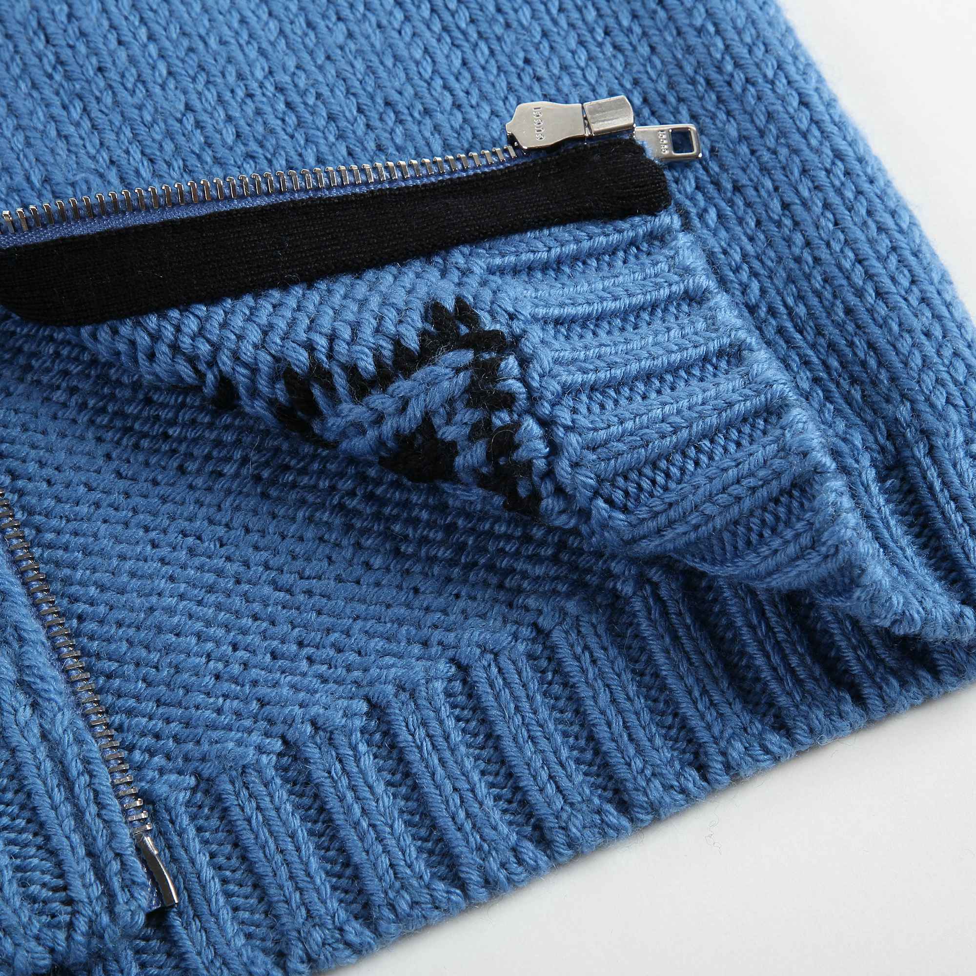 Baby Summeryav & Black Wool Cardigan