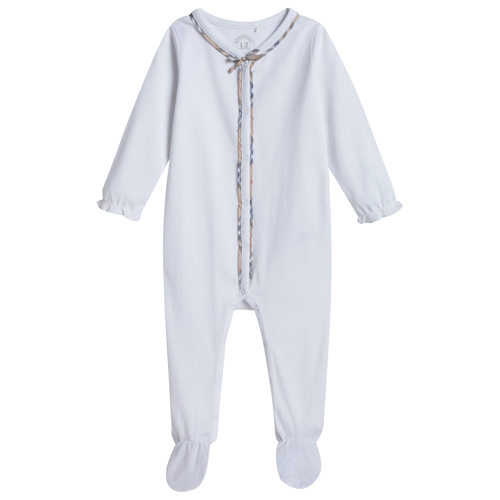 Baby Girls White Boxed Gift Set With Babygrow, Hat & Bib - CÉMAROSE | Children's Fashion Store - 2