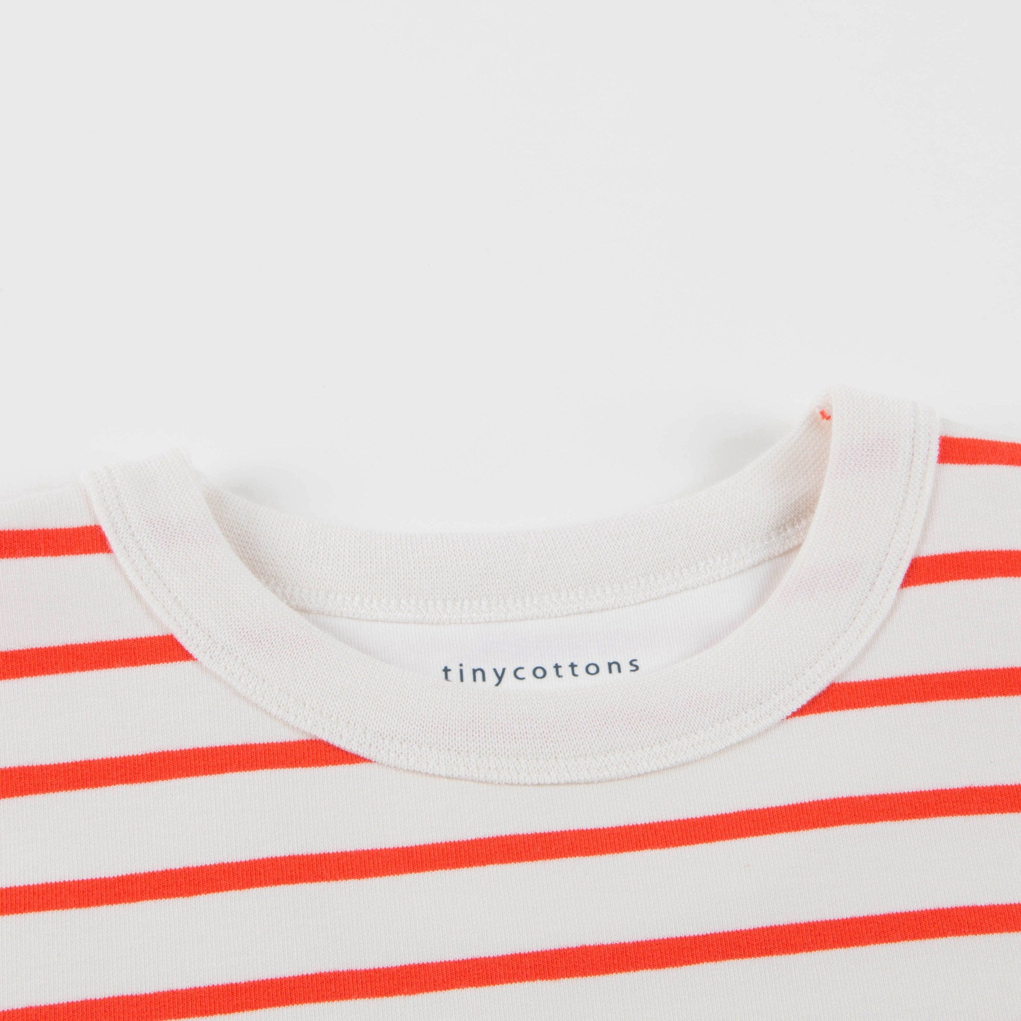 Girls Off White & Carmine Small Stripes Sweatshirt