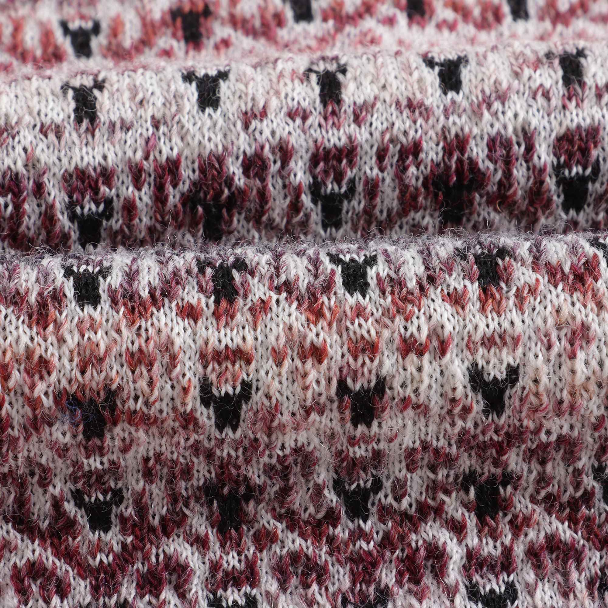Girls Pink Pattern Wool Vest