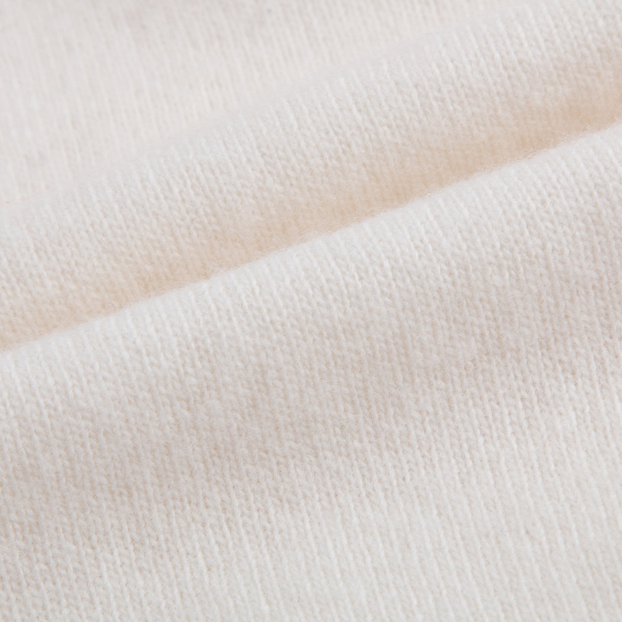 Girls Ivory Wool Sweater with Ruffle