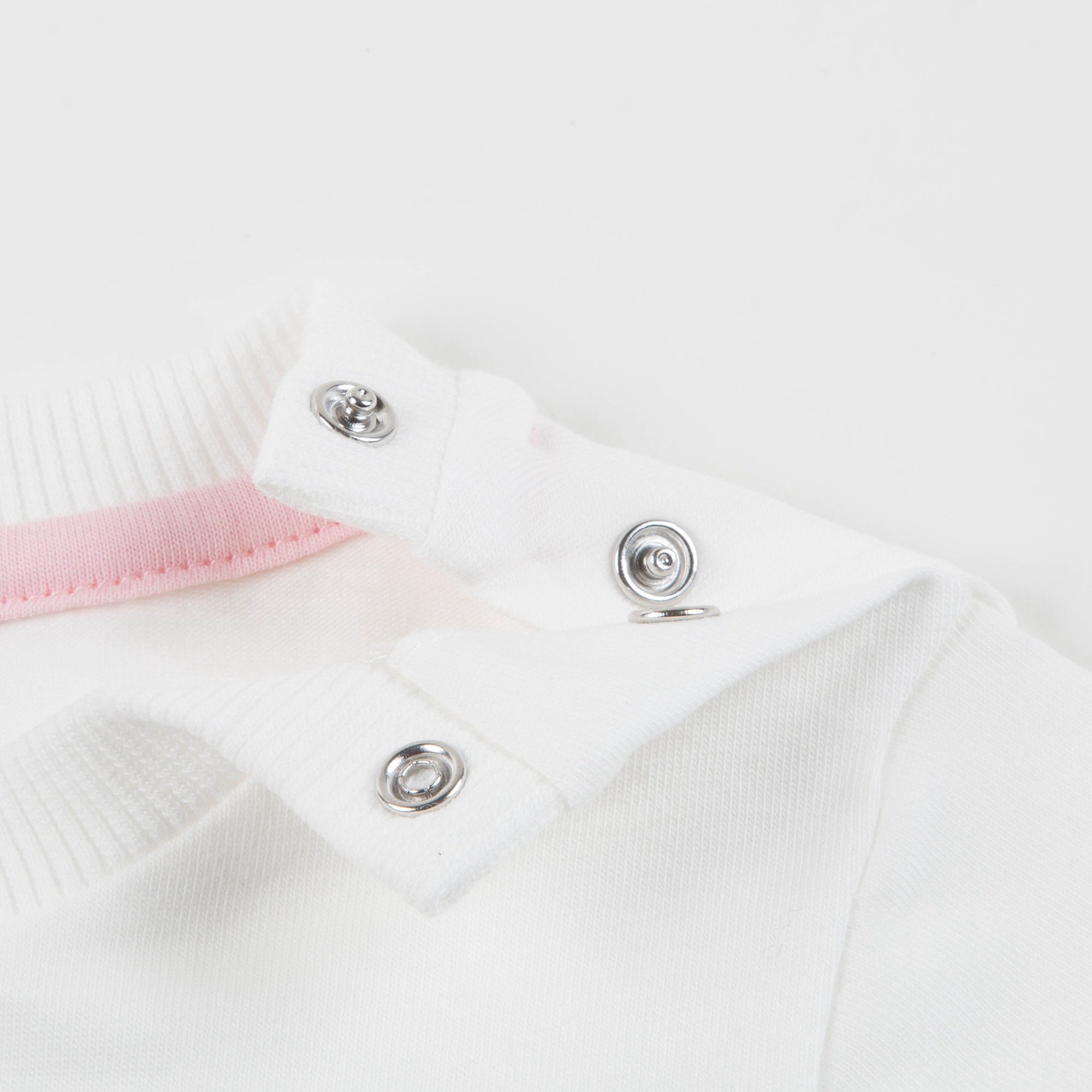 Baby Girls White & Sweet Rose Cotton Set
