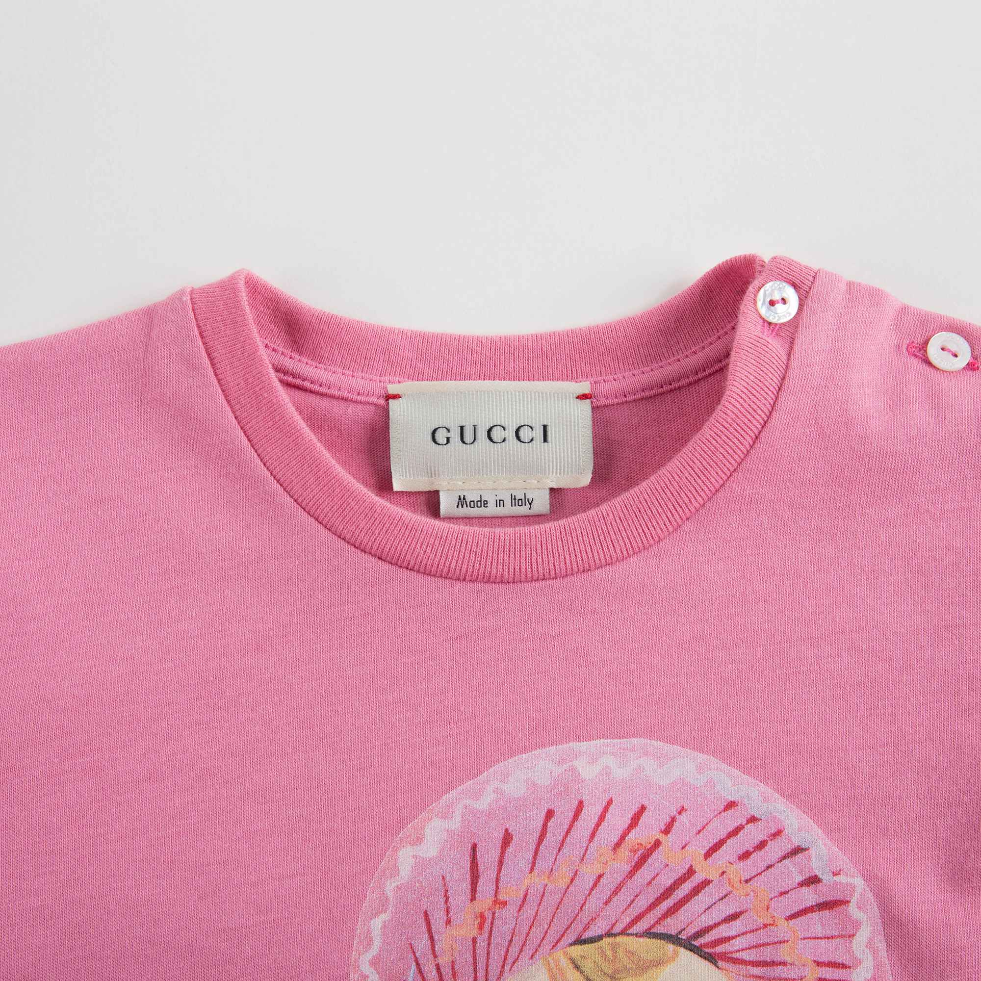 Baby Girls Pink Lady Cotton T-shirt