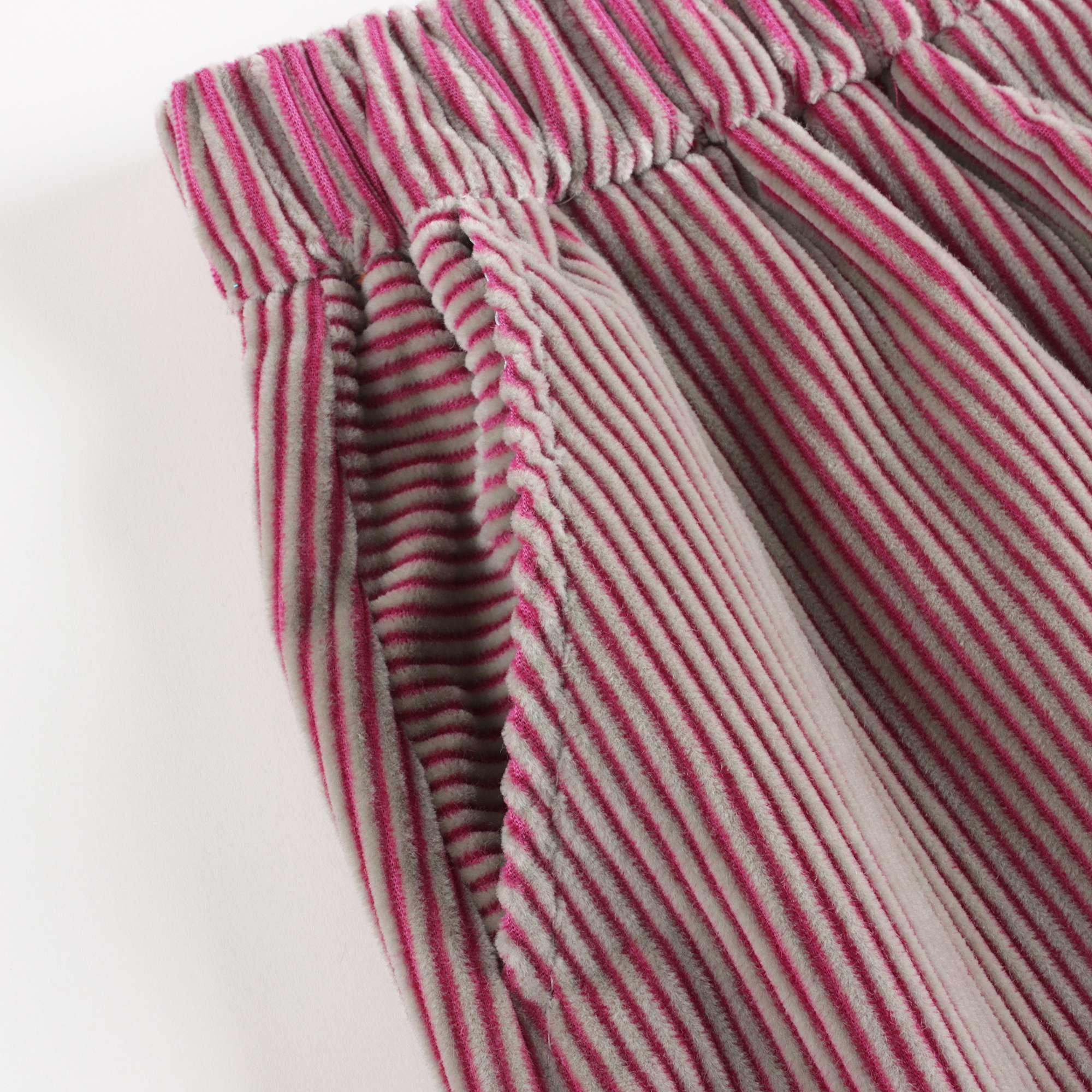 Girls Pink Velvet Skirt