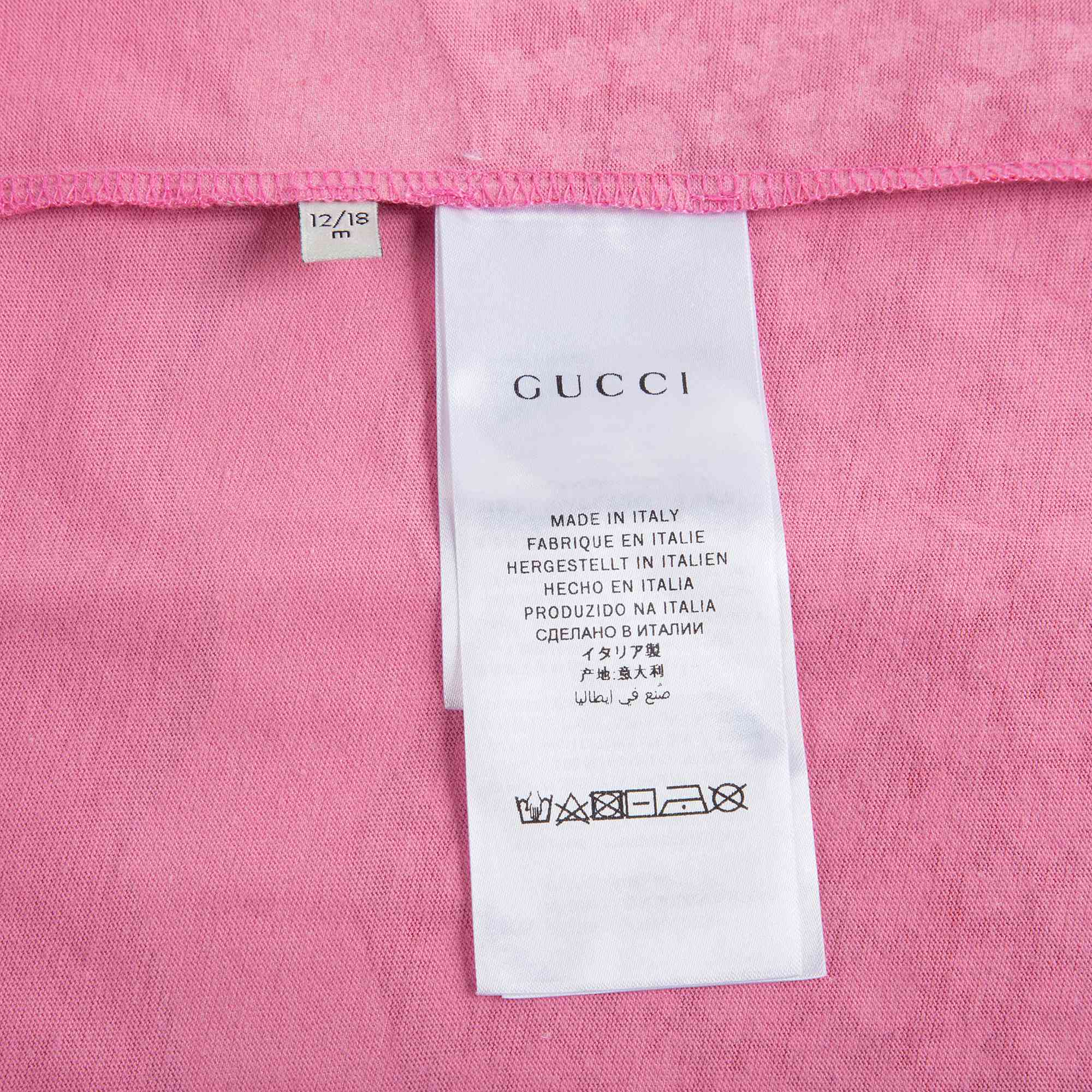 Baby Girls Pink Lady Cotton T-shirt