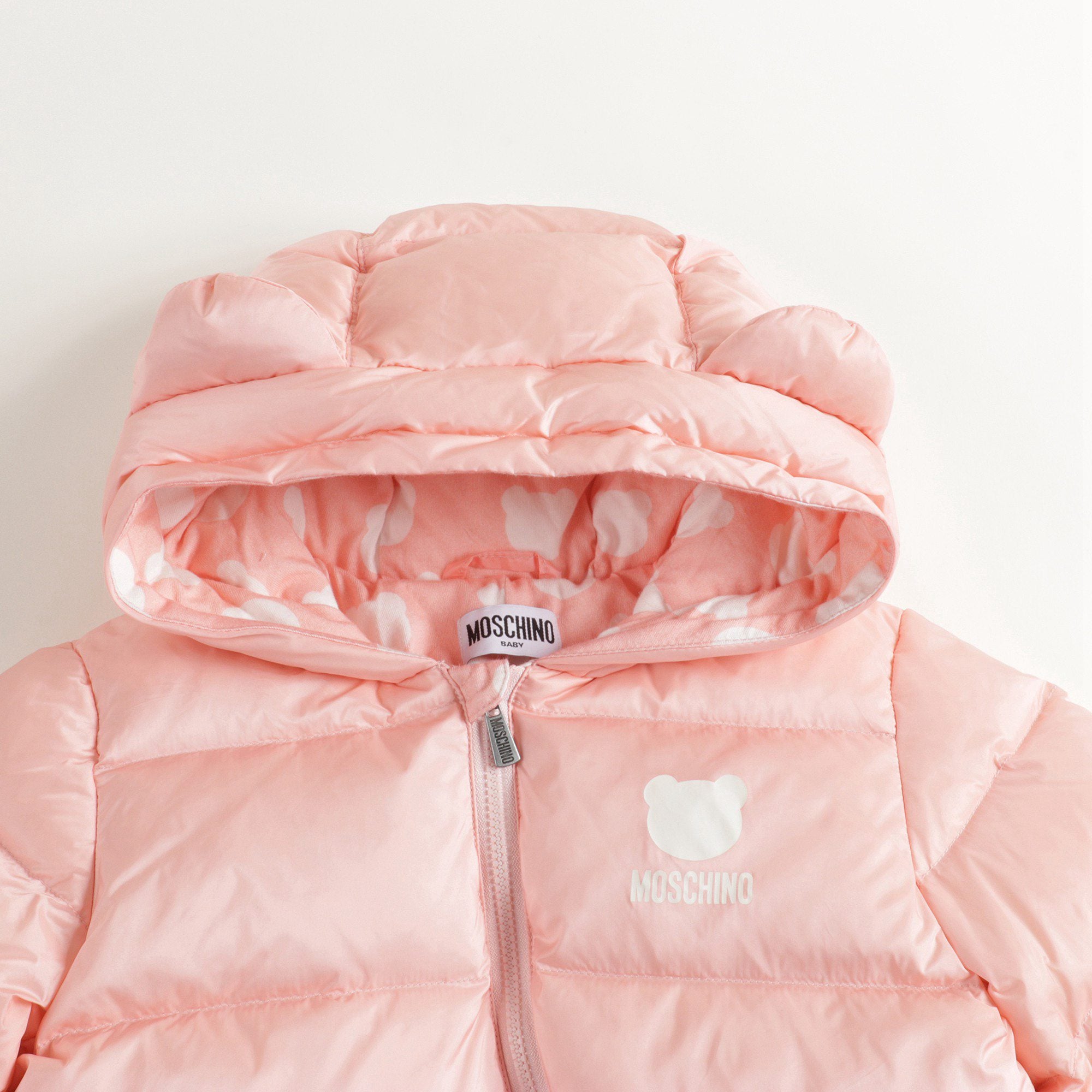 Baby Girls Pink Padded Overall