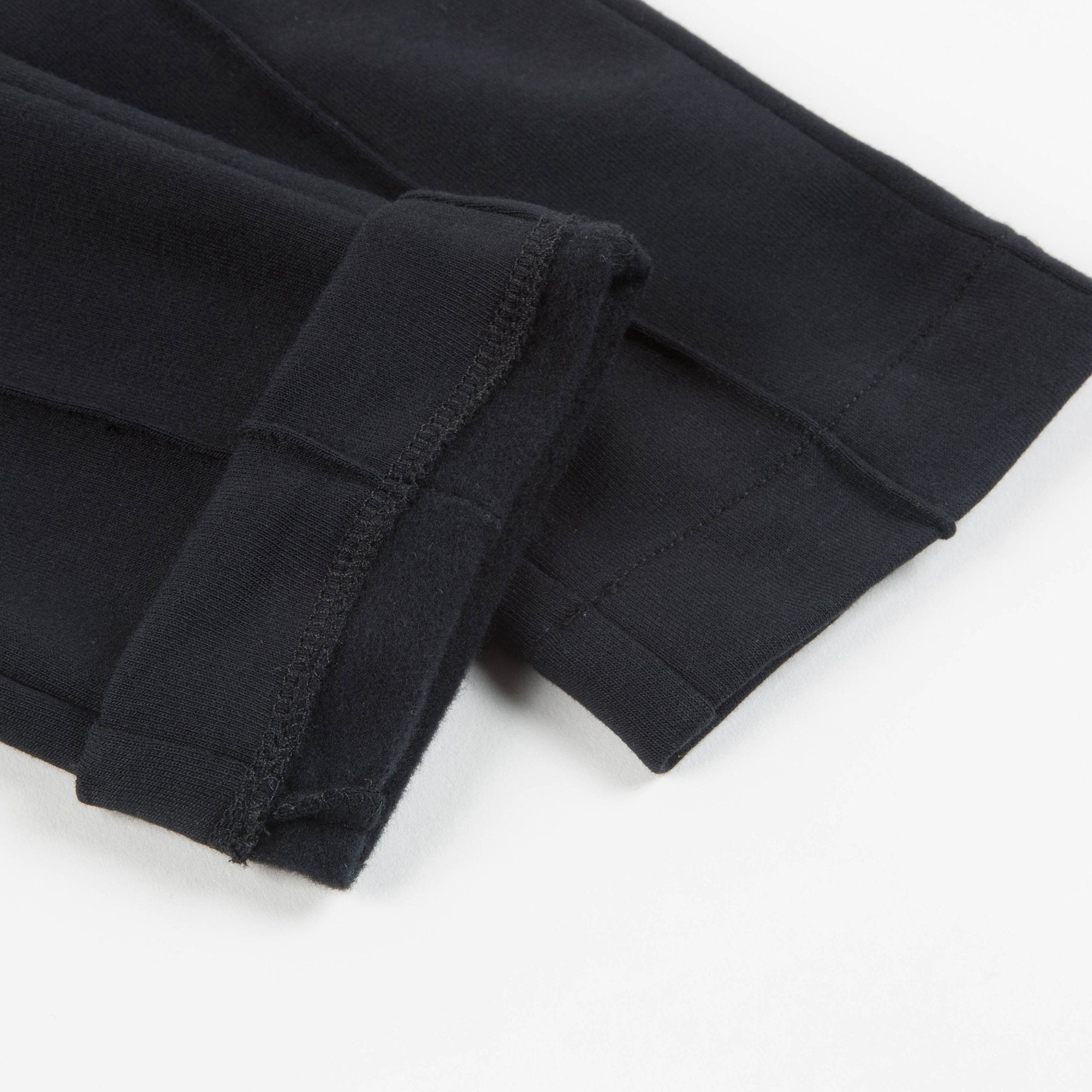 Boys & Girls Black Cotton Trousers