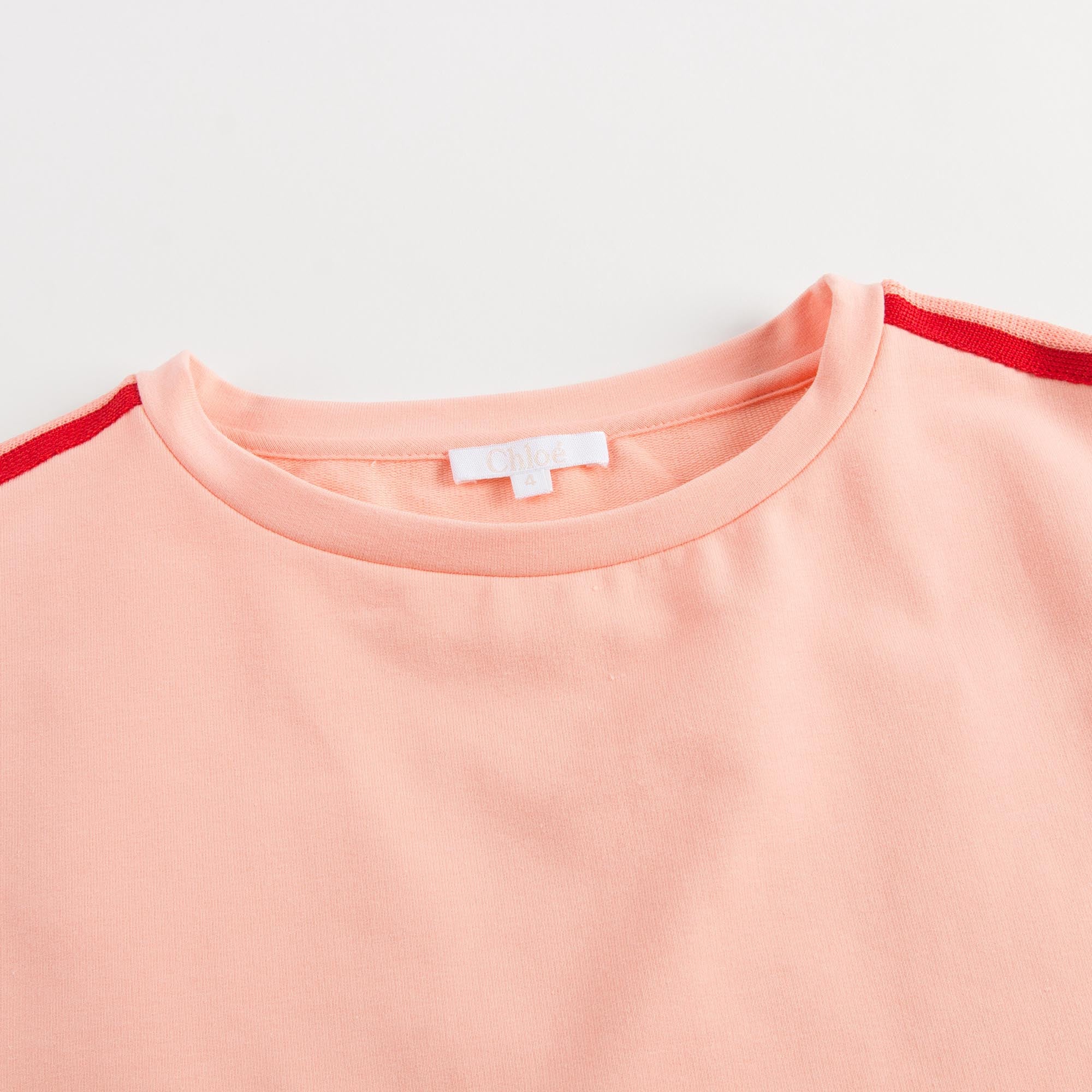 Girls Pink Modal & Cotton T-shirt