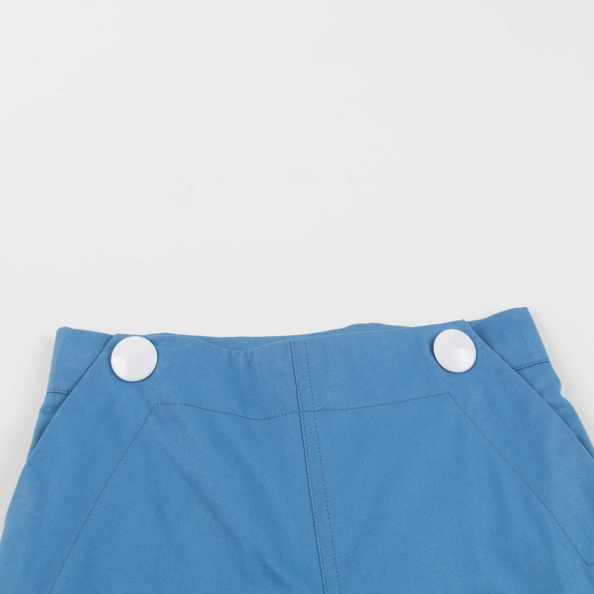 Girls Bright Cobalt Cotton Trousers