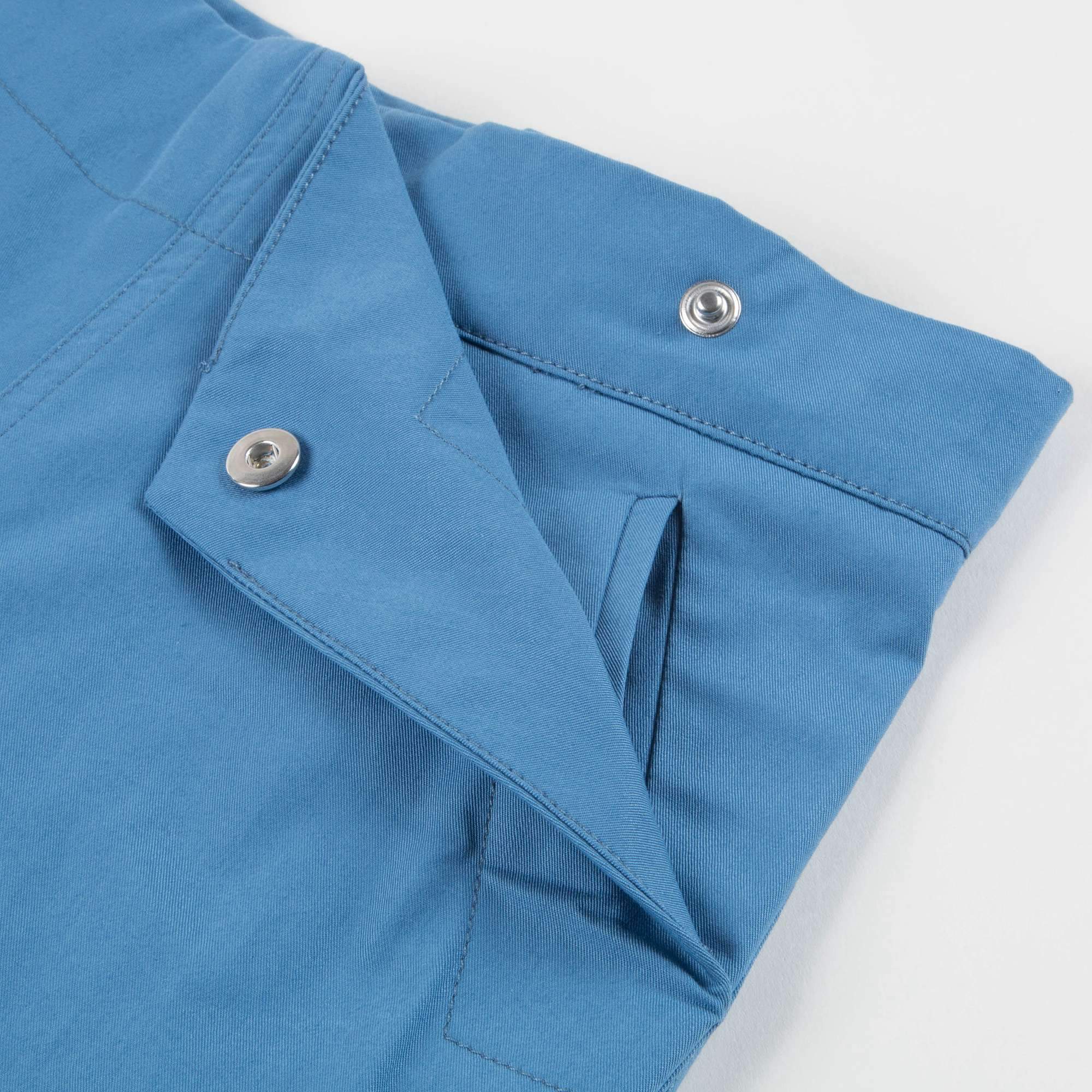 Girls Bright Cobalt Cotton Trousers