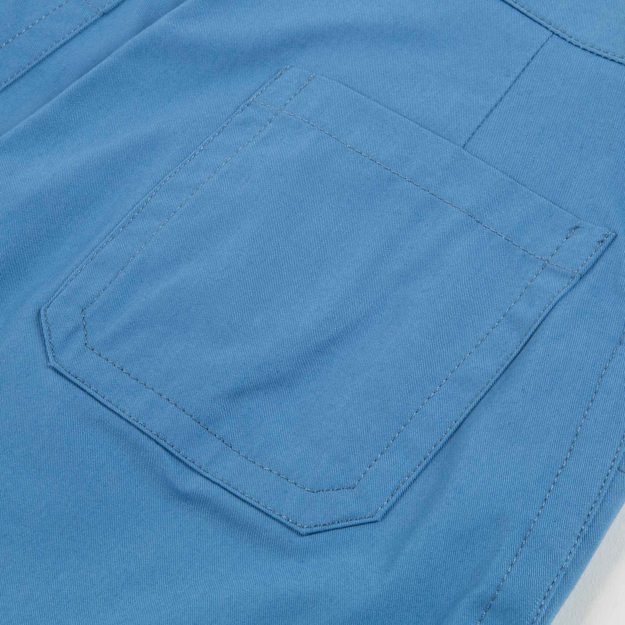 Girls Bright Cobalt Cotton Trousers