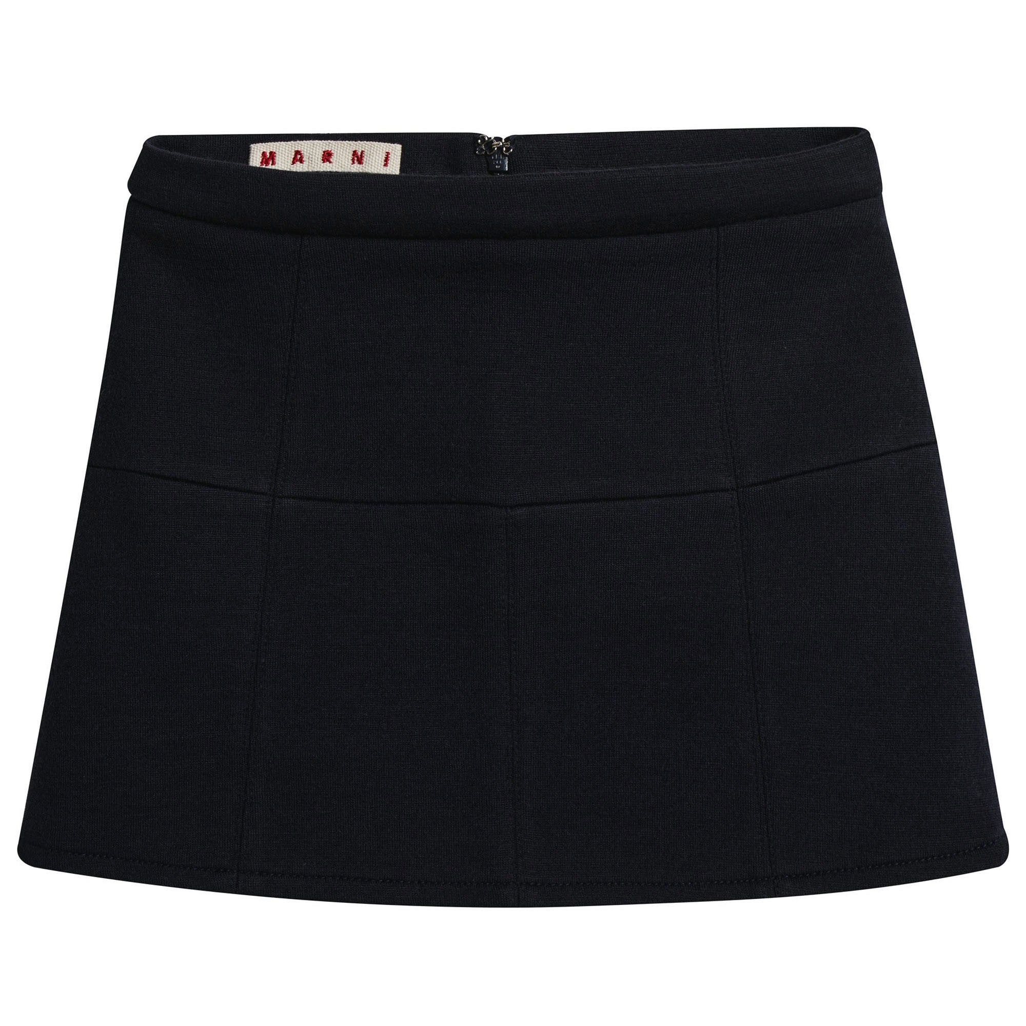 Girls Navy Blue Wool Skirt - CÉMAROSE | Children's Fashion Store - 1