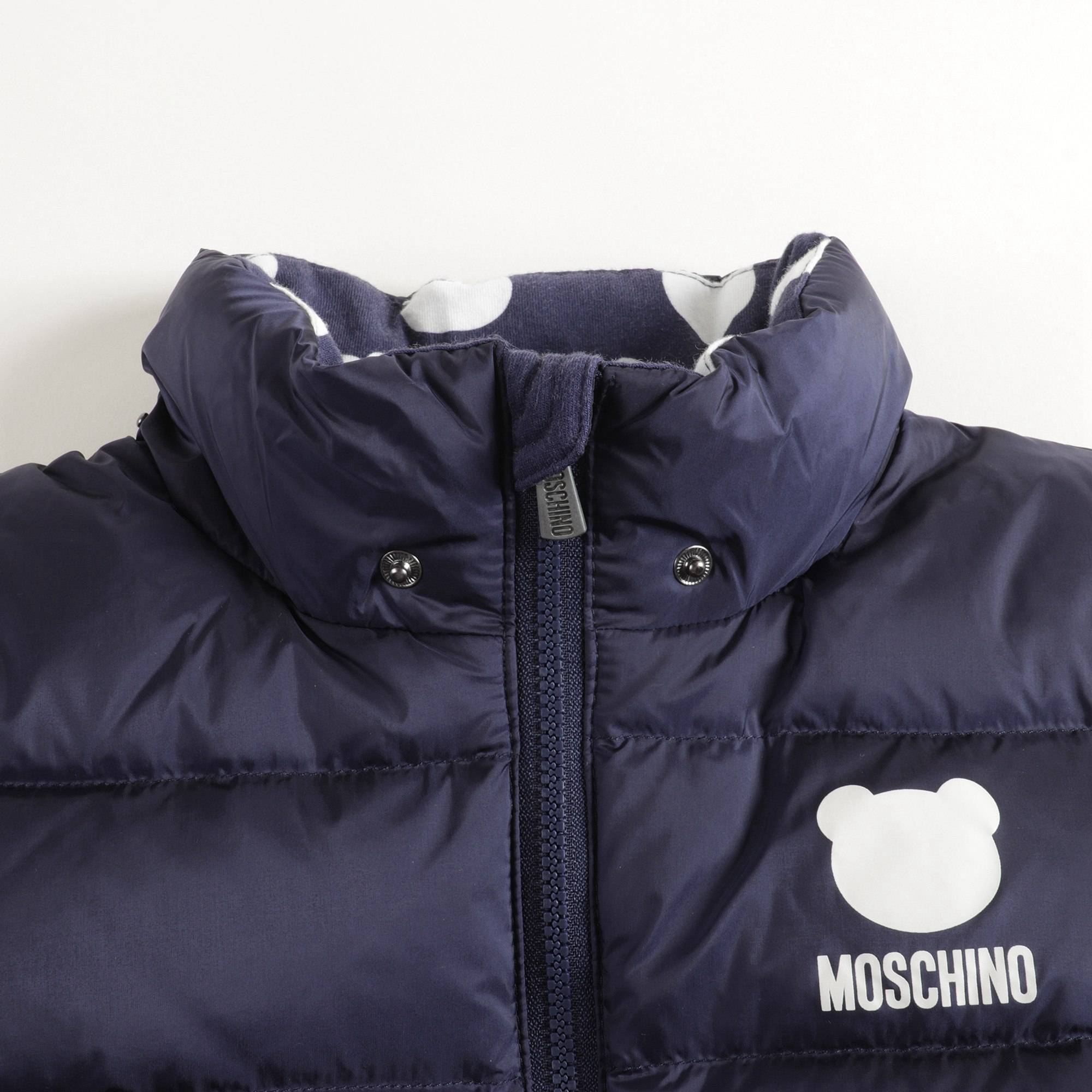 Baby Boys & Girls Navy Blue Padded Jacket