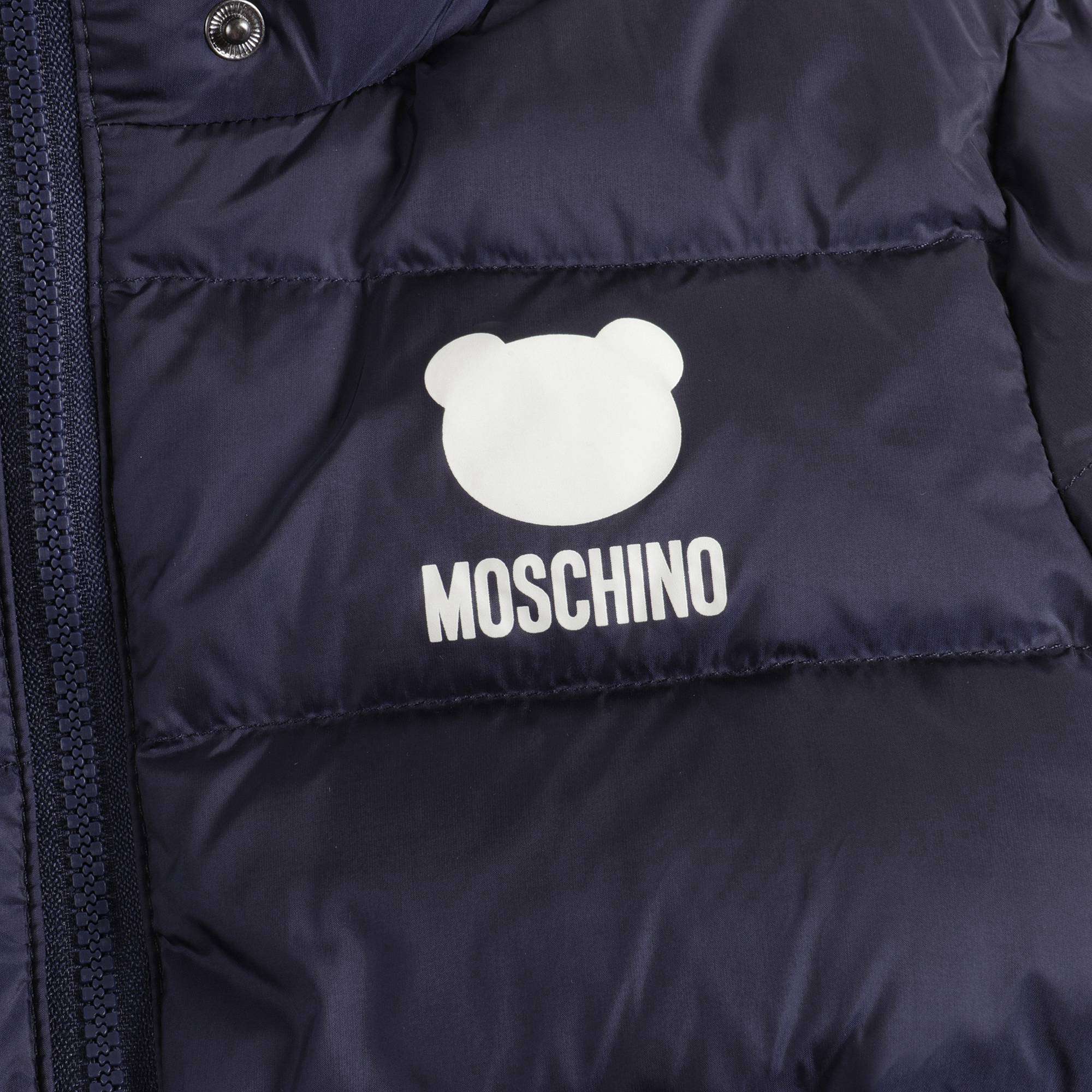 Baby Boys & Girls Navy Blue Padded Jacket