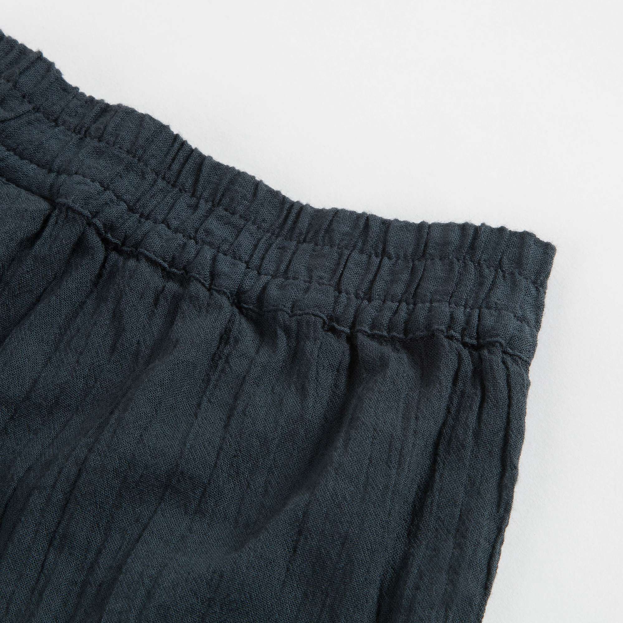 Girls Black Charbon Cotton Trousers