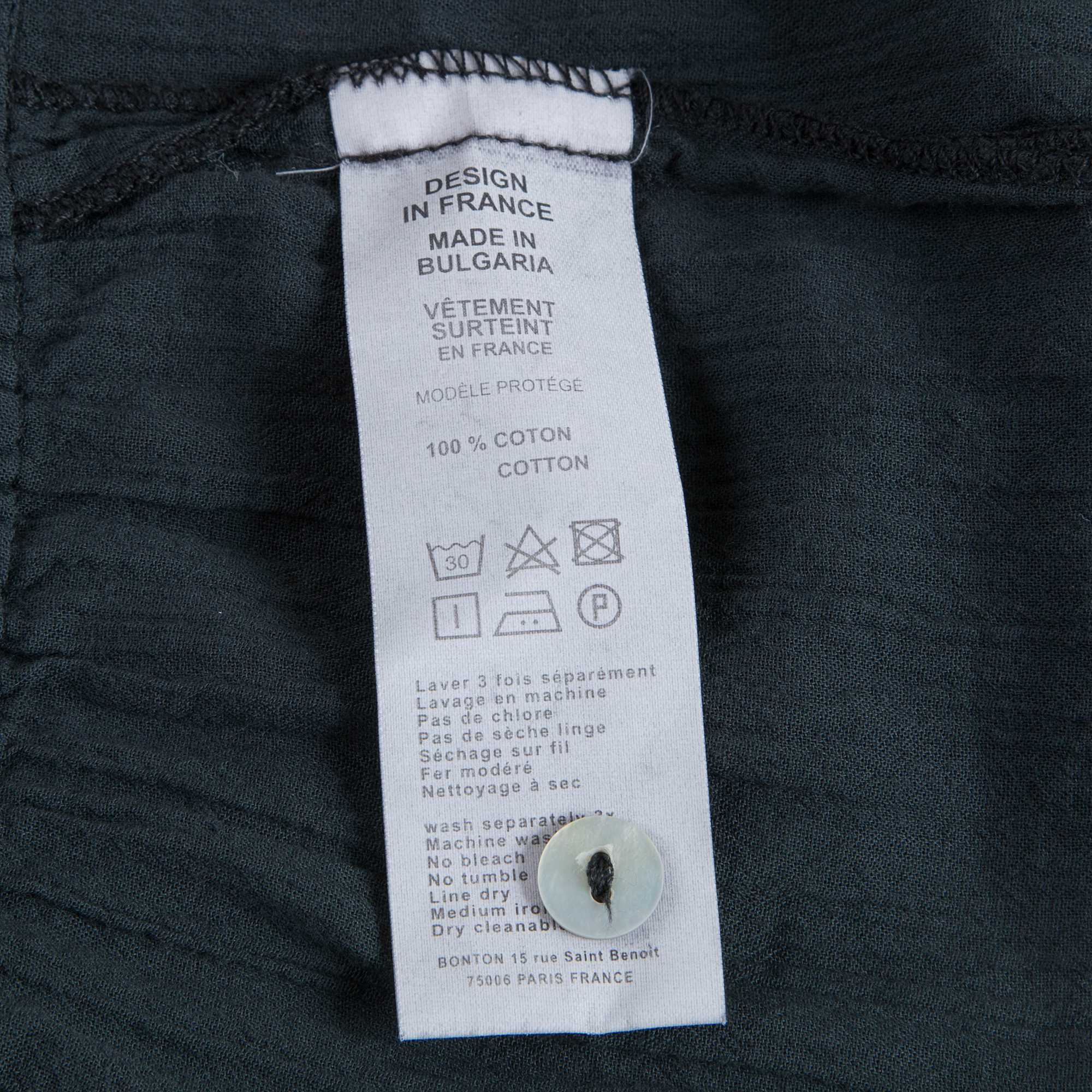 Girls Black Charbon Cotton Trousers