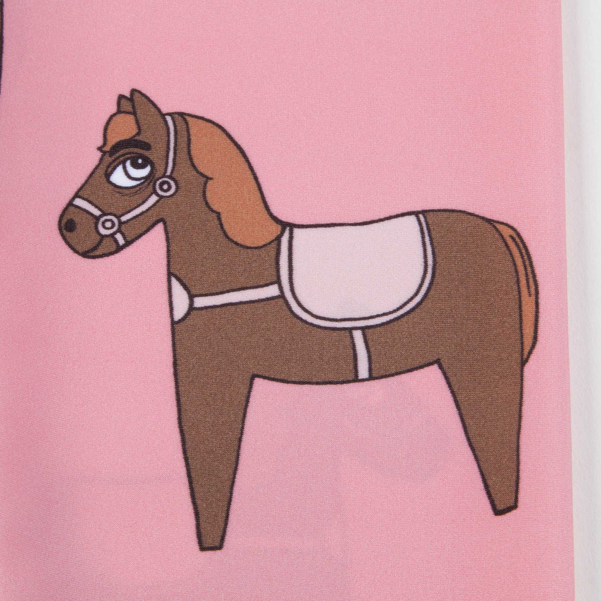 Girls Pink Horse Fancy Swimwear Leggings
