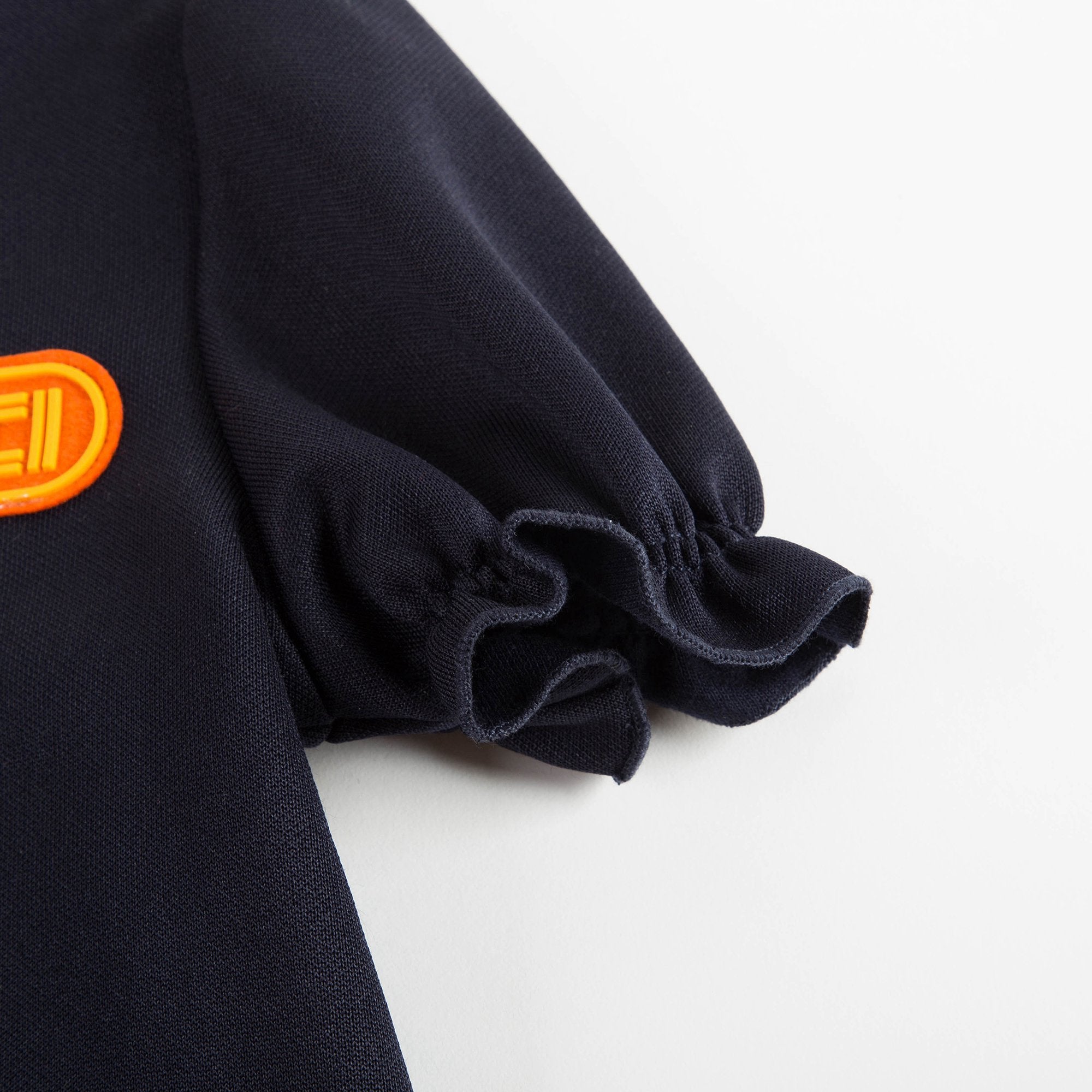 Girls Navy Cotton Rompers