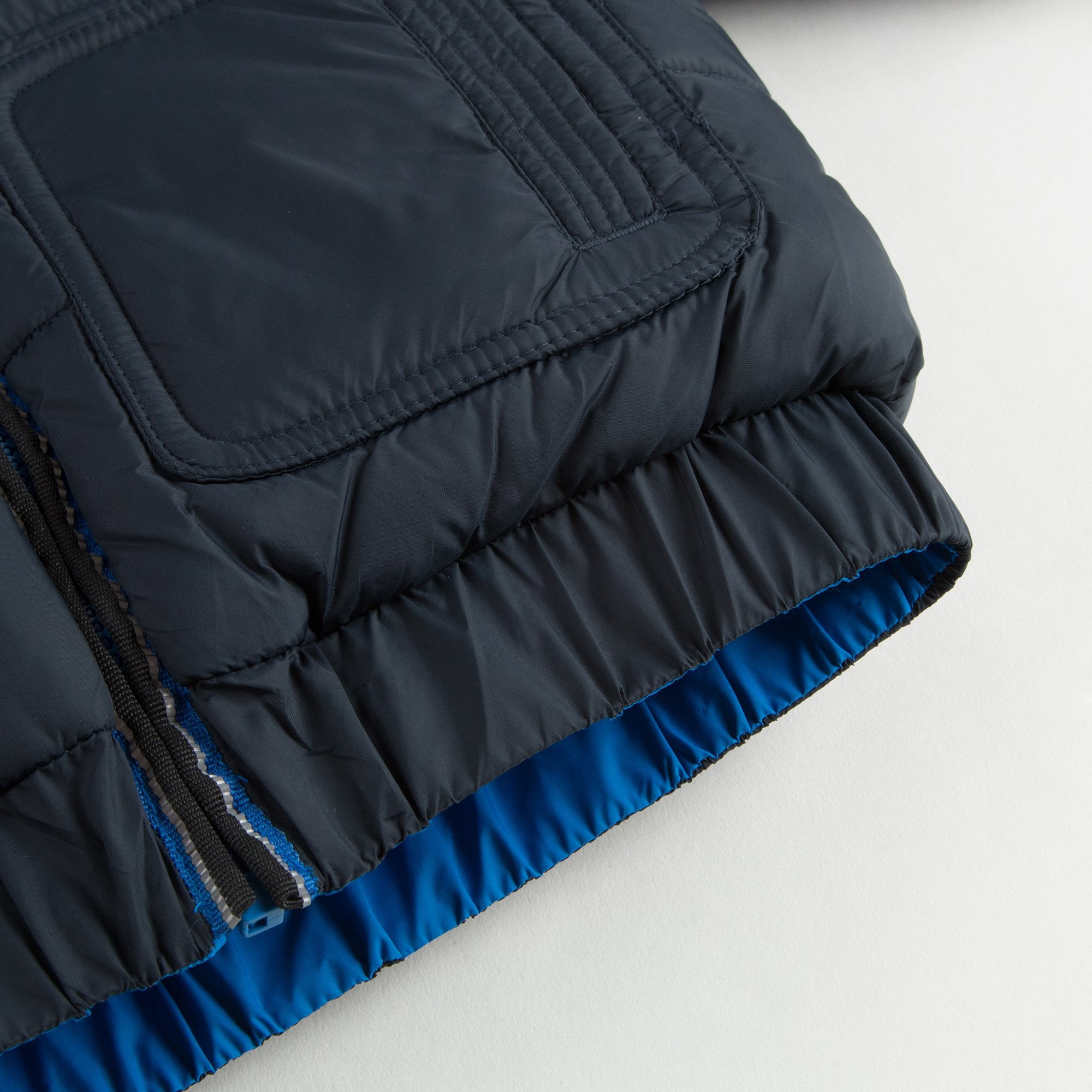 Boys Black & Blue Reversible Cotton Jacket