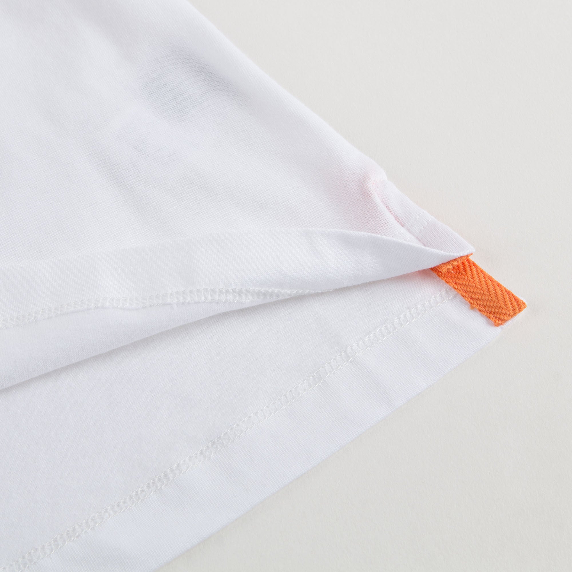 Boys White Cotton T-Shirt