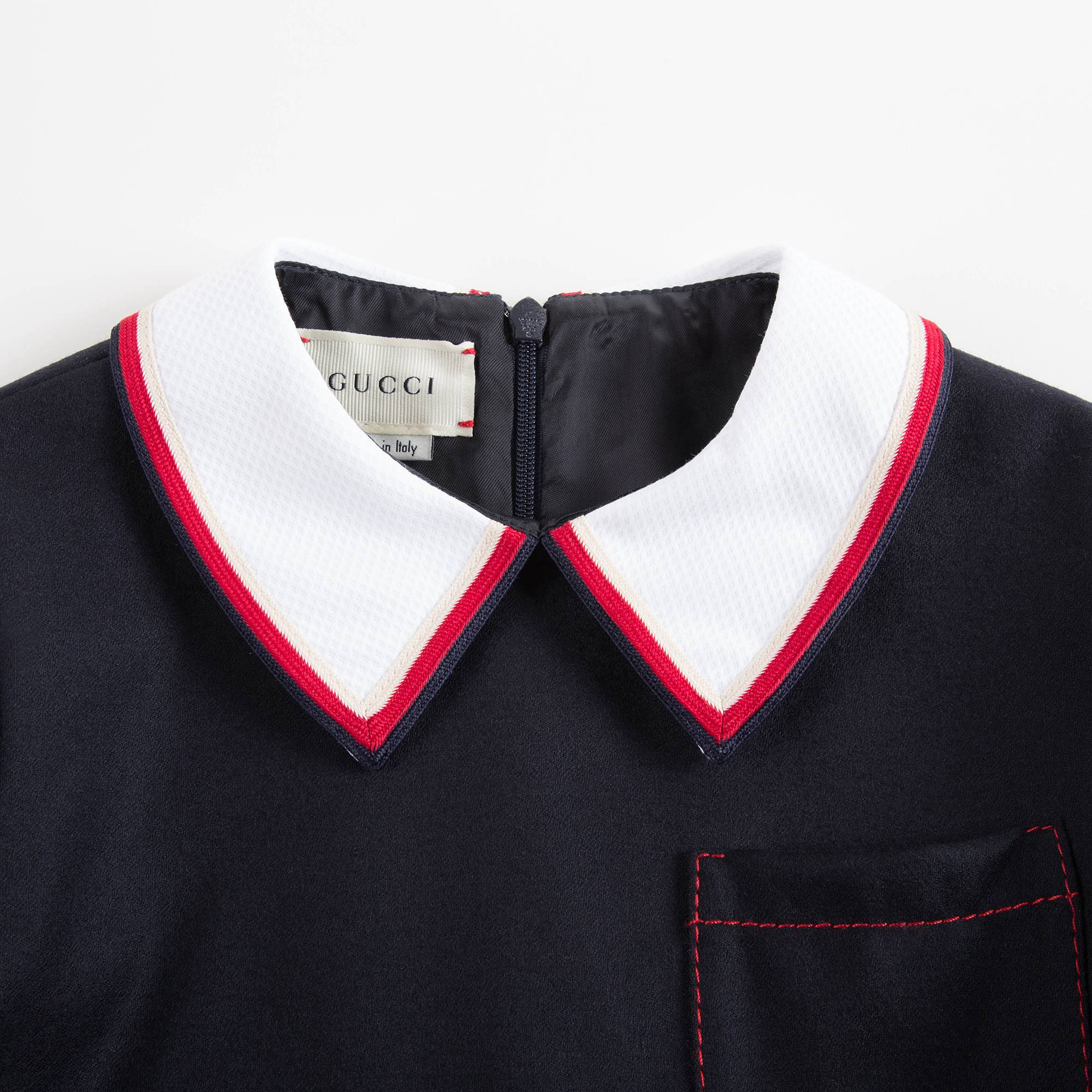 Girls Navy & Sylvie Wool Dress