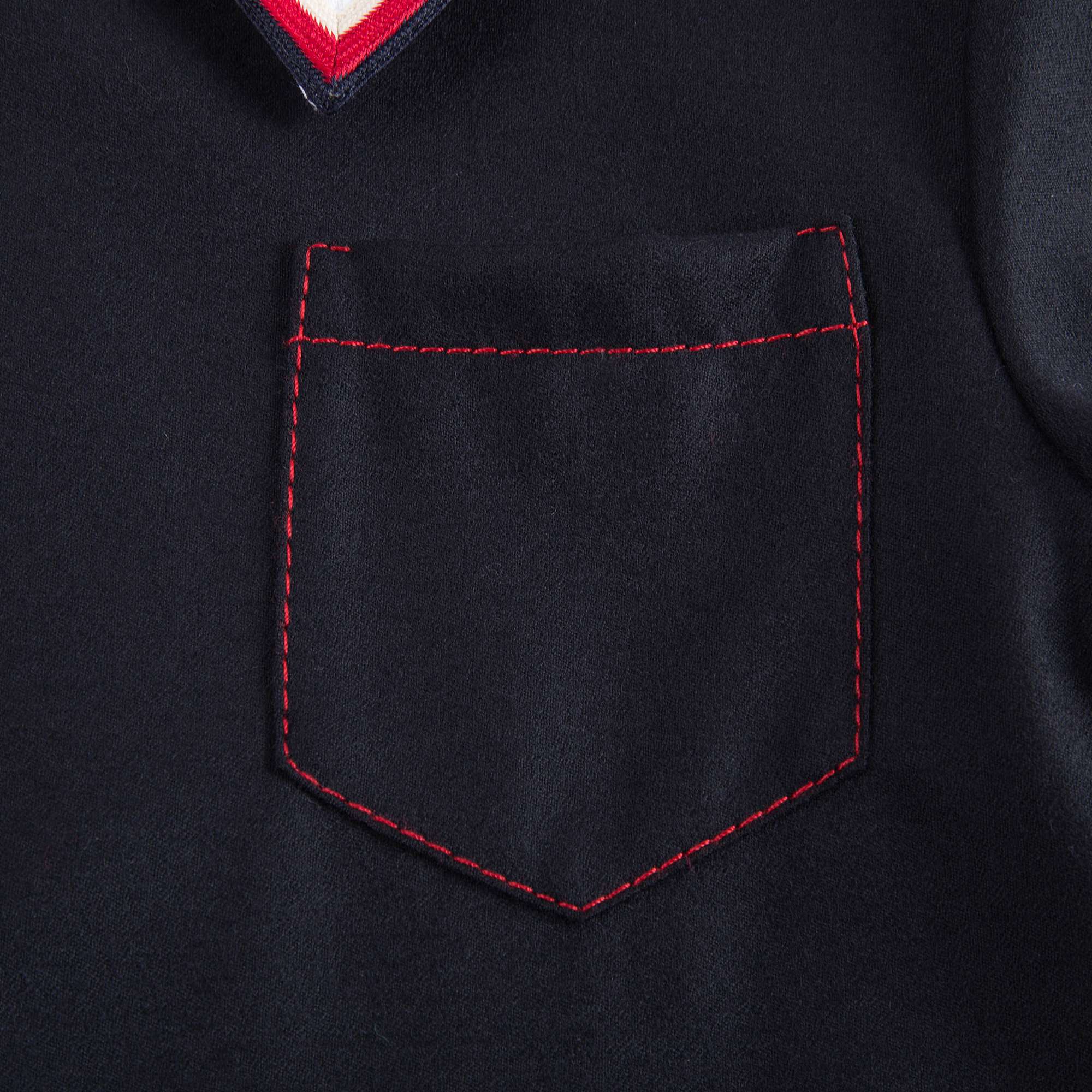Girls Navy & Sylvie Wool Dress